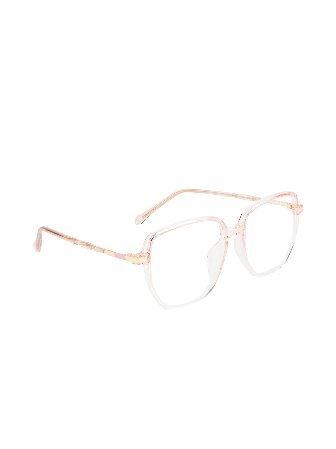 

Gold Berg Unisex Pink Full Rim Square Frames Eyeglasses