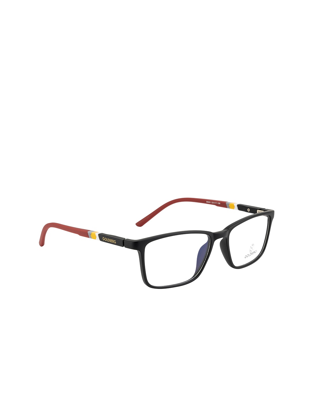 

Gold Berg Unisex Black Full Rim Wayfarer Frames Eyeglasses