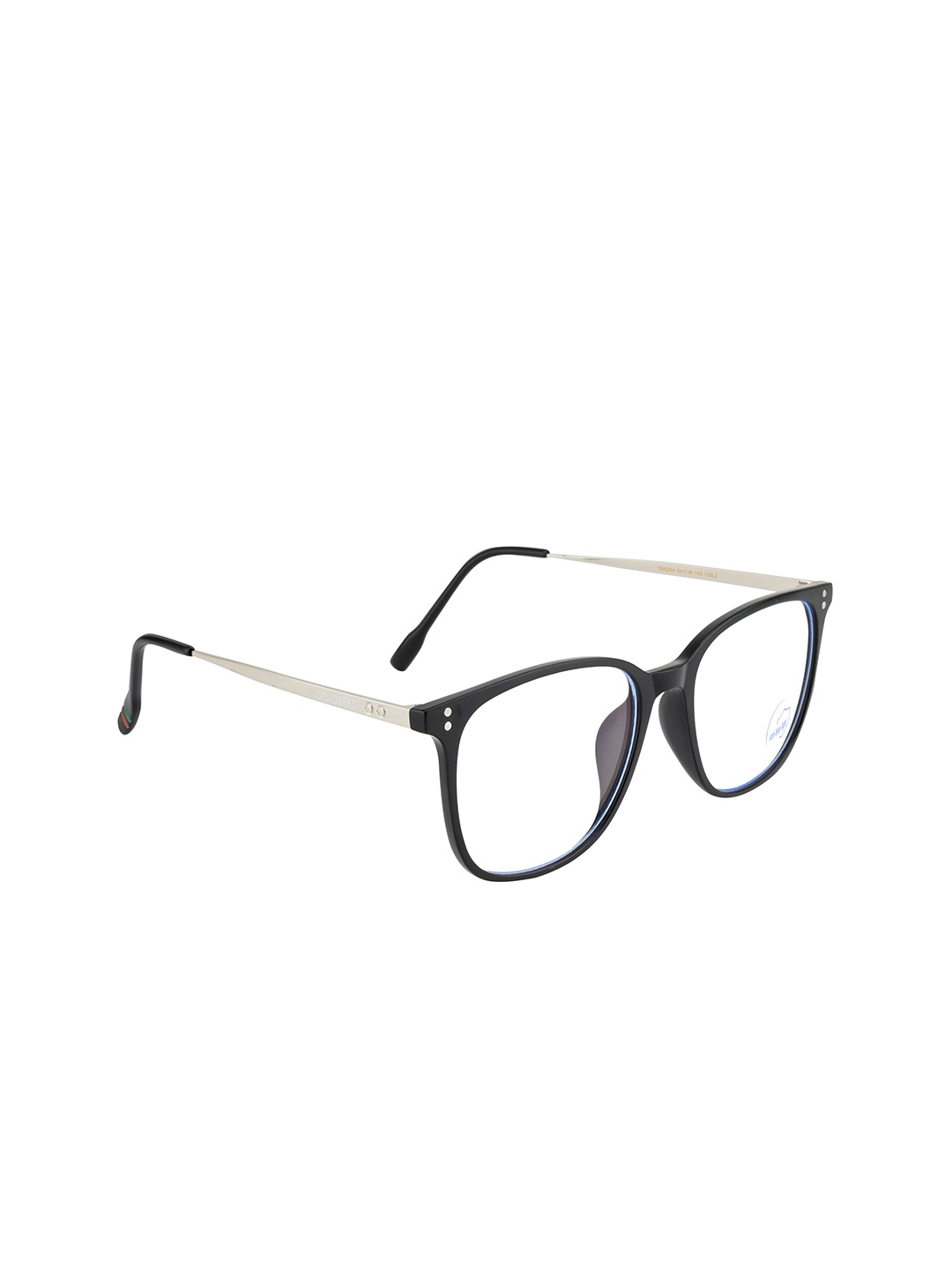 

Gold Berg Unisex Black Full Rim Square Frames Eyeglasses