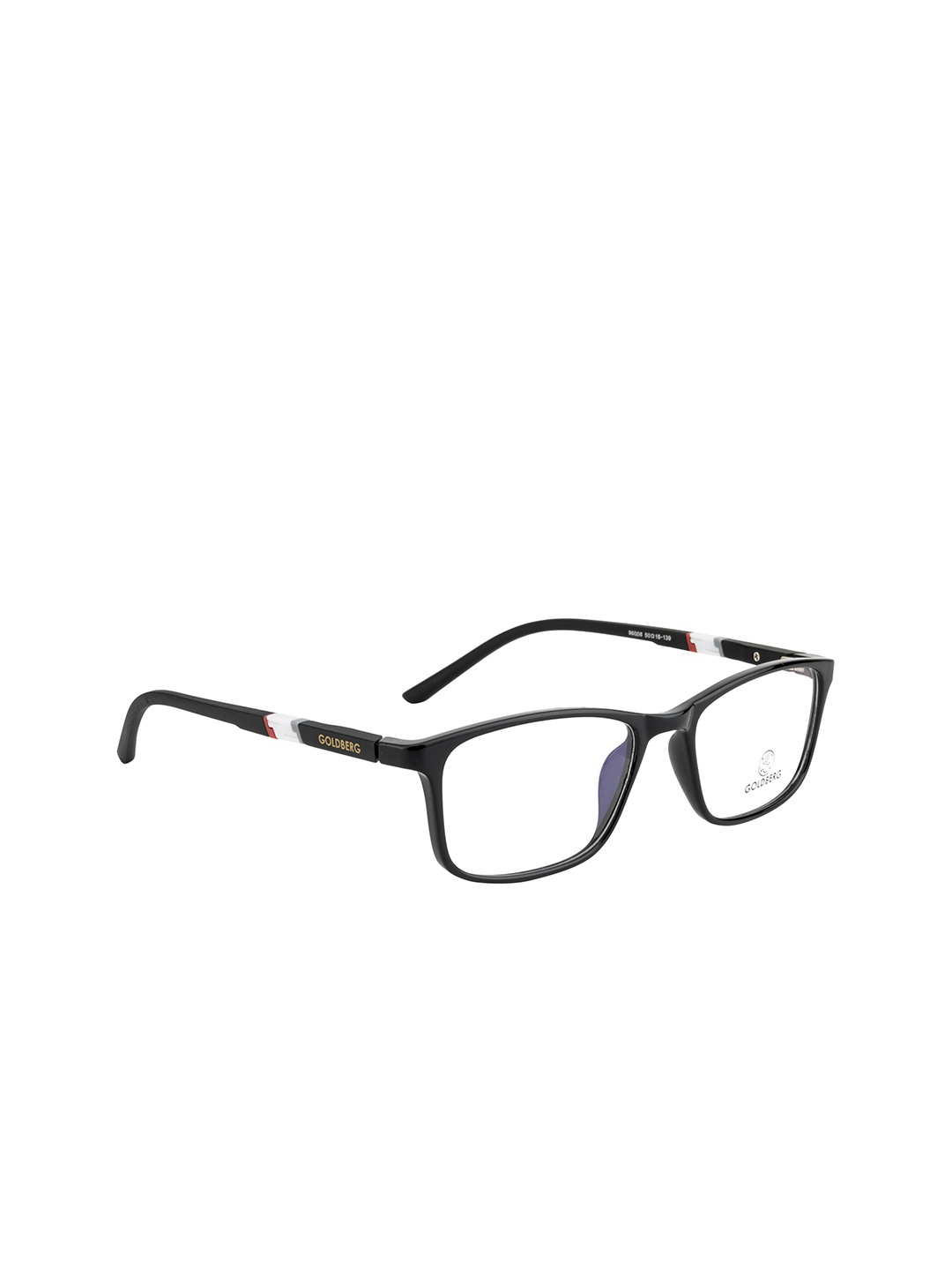 

Gold Berg Unisex Black Full Rim Wayfarer Frames Eyeglasses