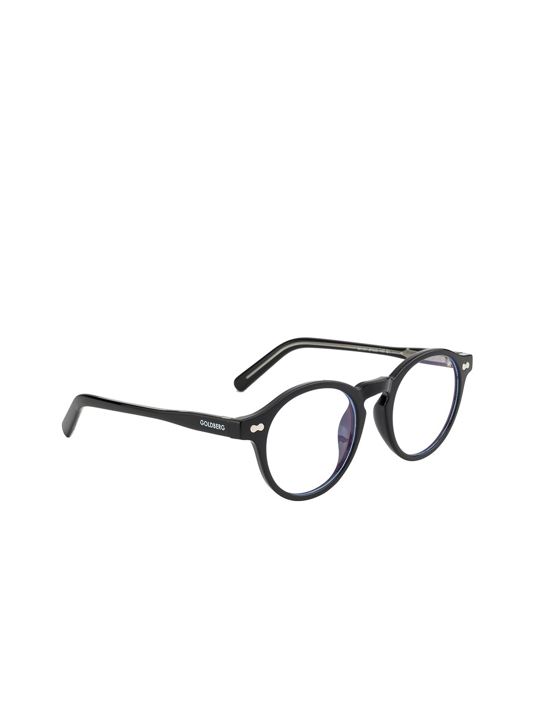 

Gold Berg Unisex Black Full Rim Round Frames Eyeglasses