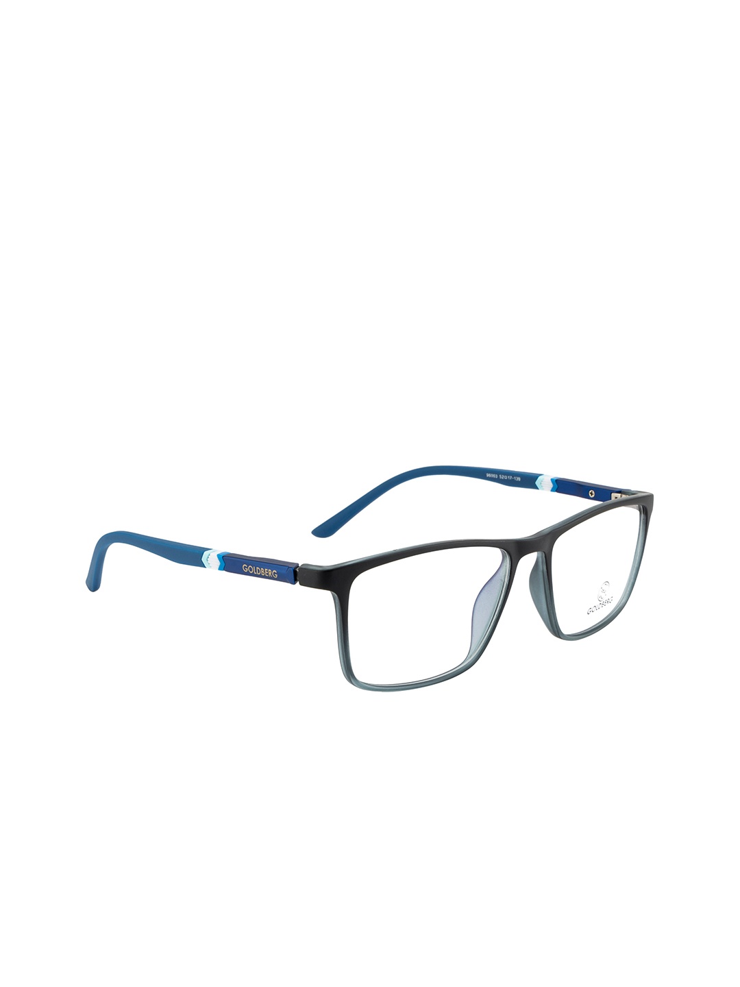 

Gold Berg Unisex Black & Blue Full Rim Wayfarer Frames Eyeglasses