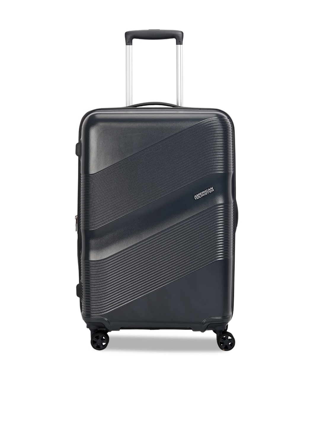 

AMERICAN TOURISTER Krypton Textured Hard-Sided Trolley Bag, Grey