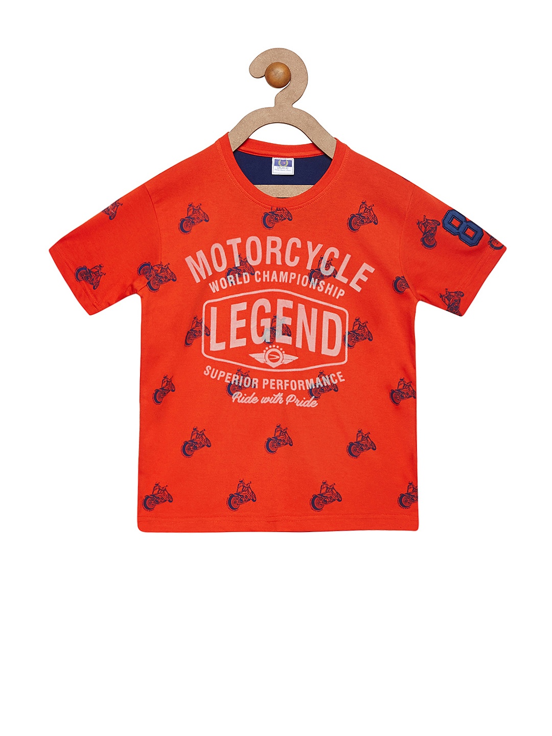 

Duke Boys Red Printed Round Neck T-shirt