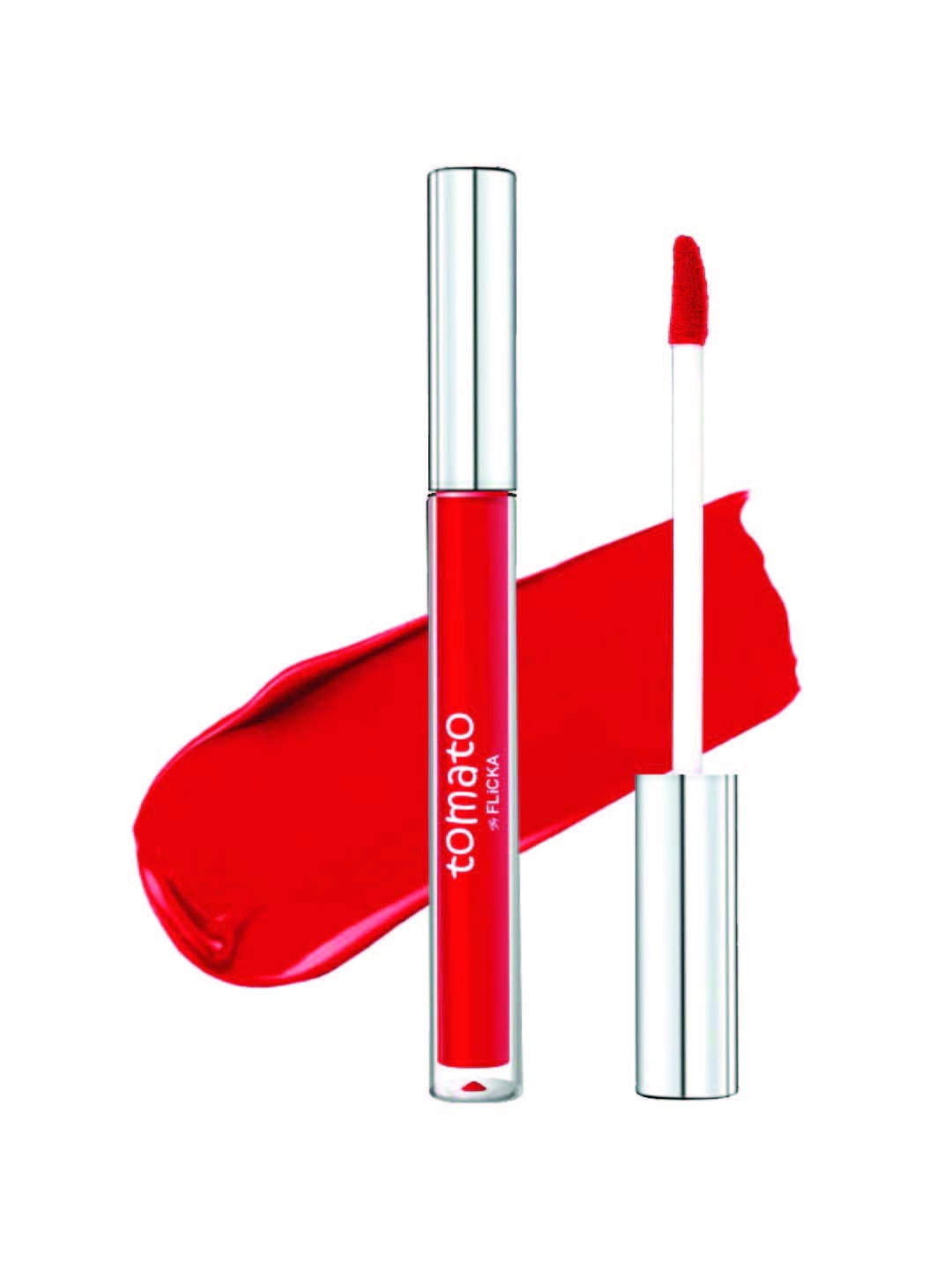 

FLiCKA Tomato Creamy Matte Liquid Lipstick 2ml, Red