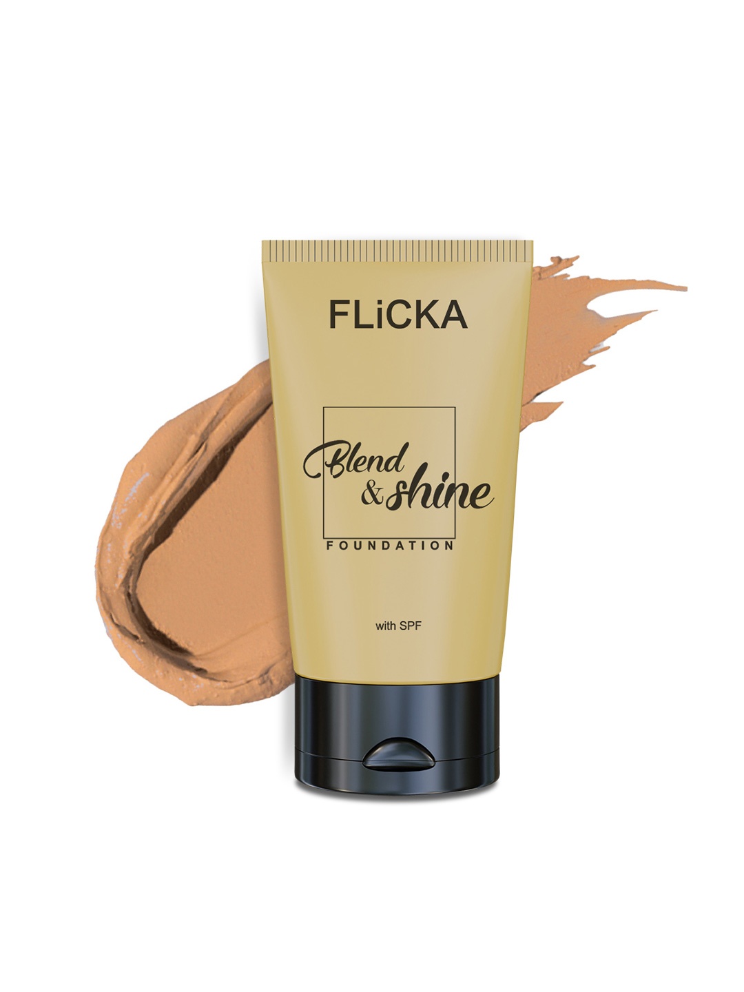 

FLiCKA Blend & Shine Long-Lasting Liquid Foundation with Vitamin E 30 ml - Coffee 05, Brown