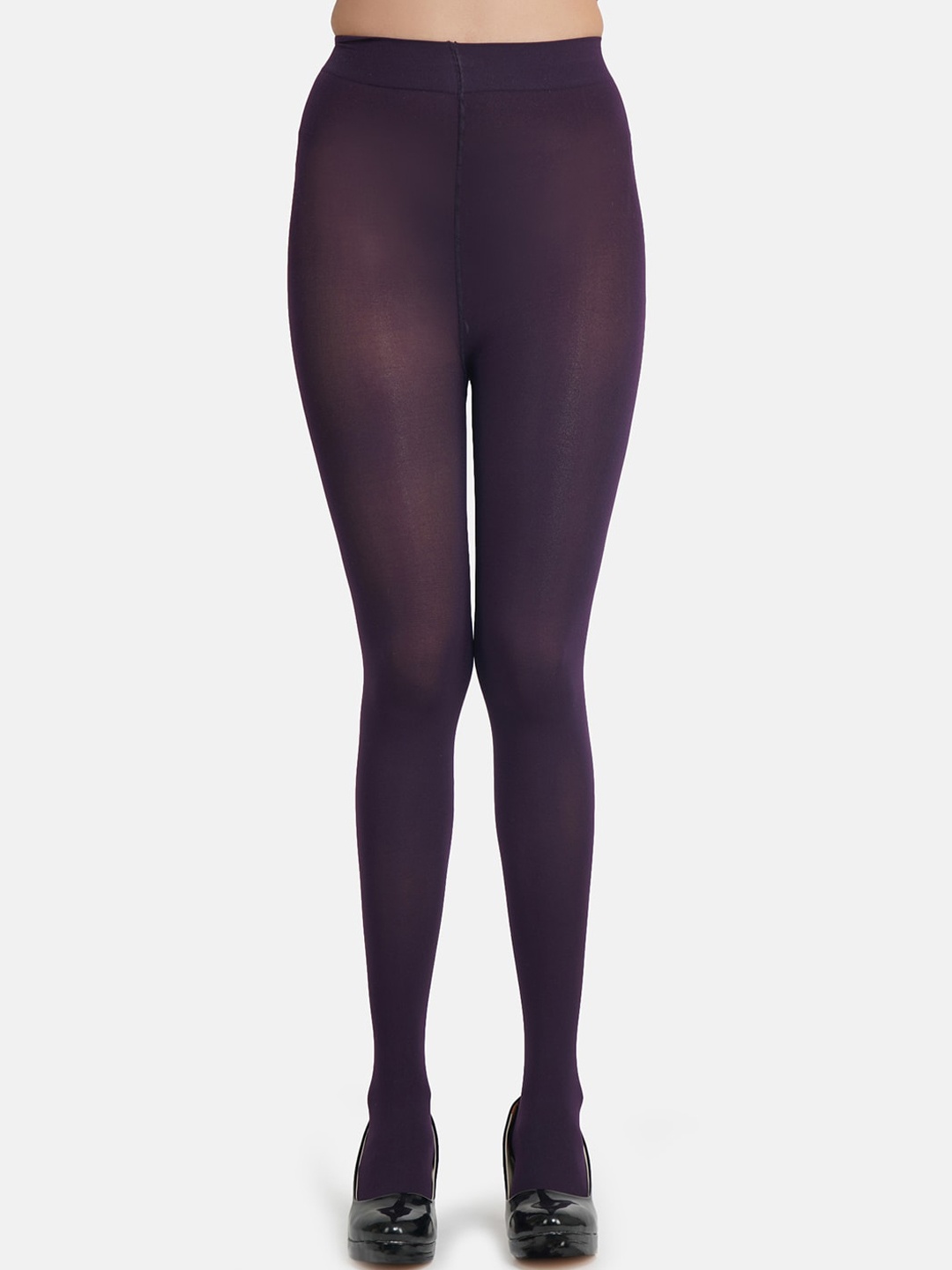 

N2S NEXT2SKIN Women Purple Solid Stockings