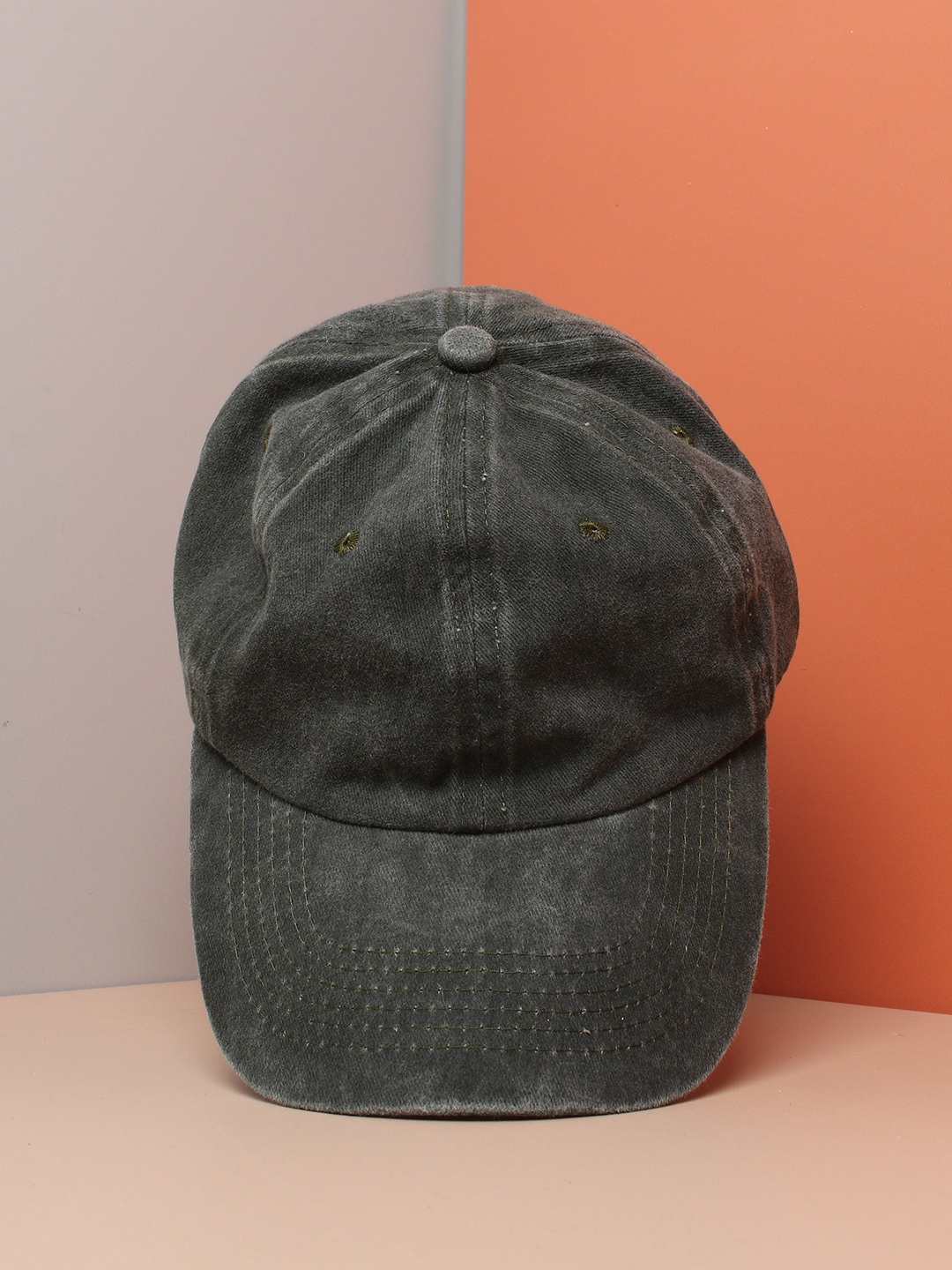 

HAUTE SAUCE by Campus Sutra Women Grey Baseball Cap