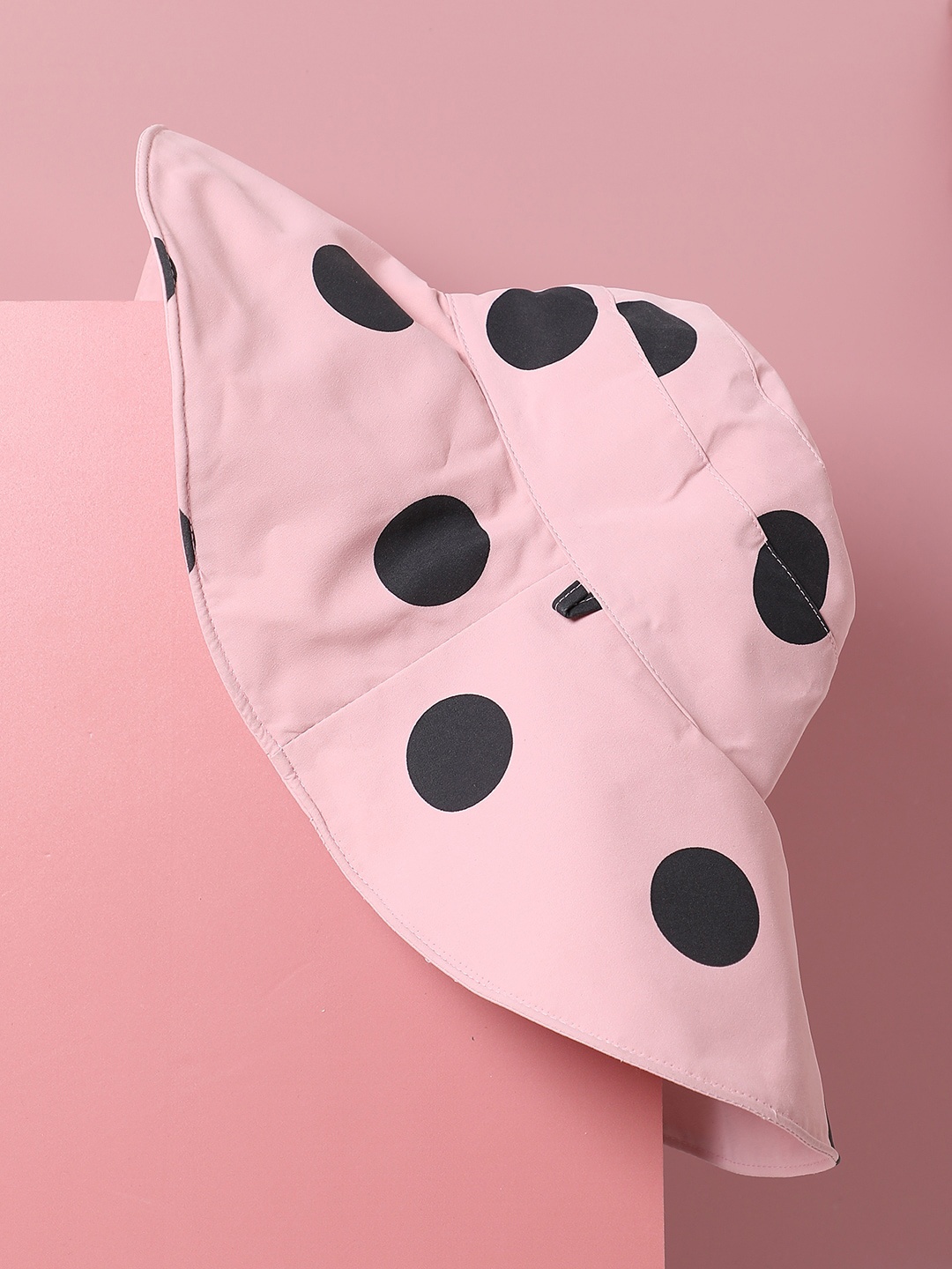 

HAUTE SAUCE by Campus Sutra Women Pink Polka Dot Printed Sun Hat
