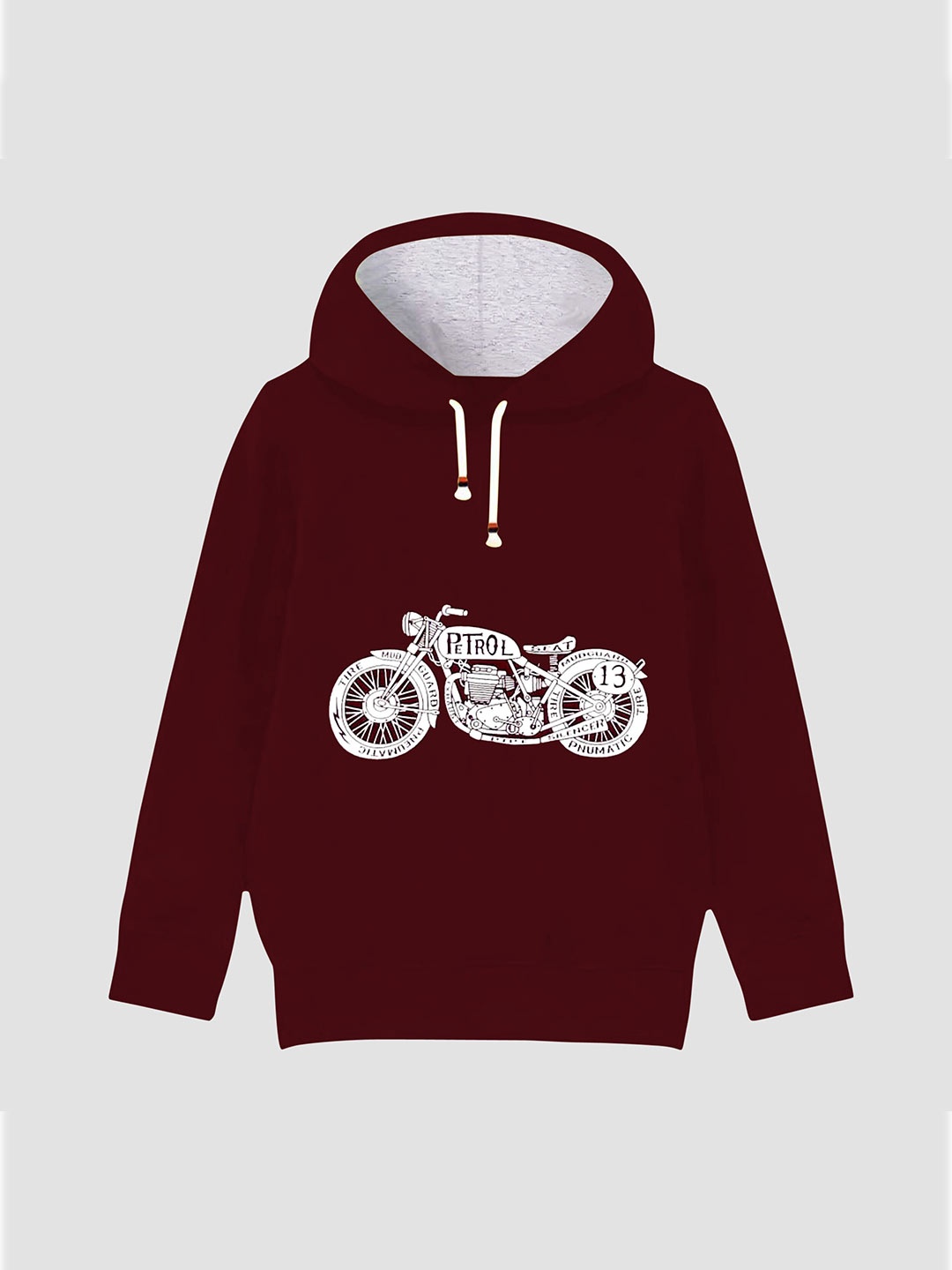 

KUCHIPOO Boys Maroon Printed Sweatshirt