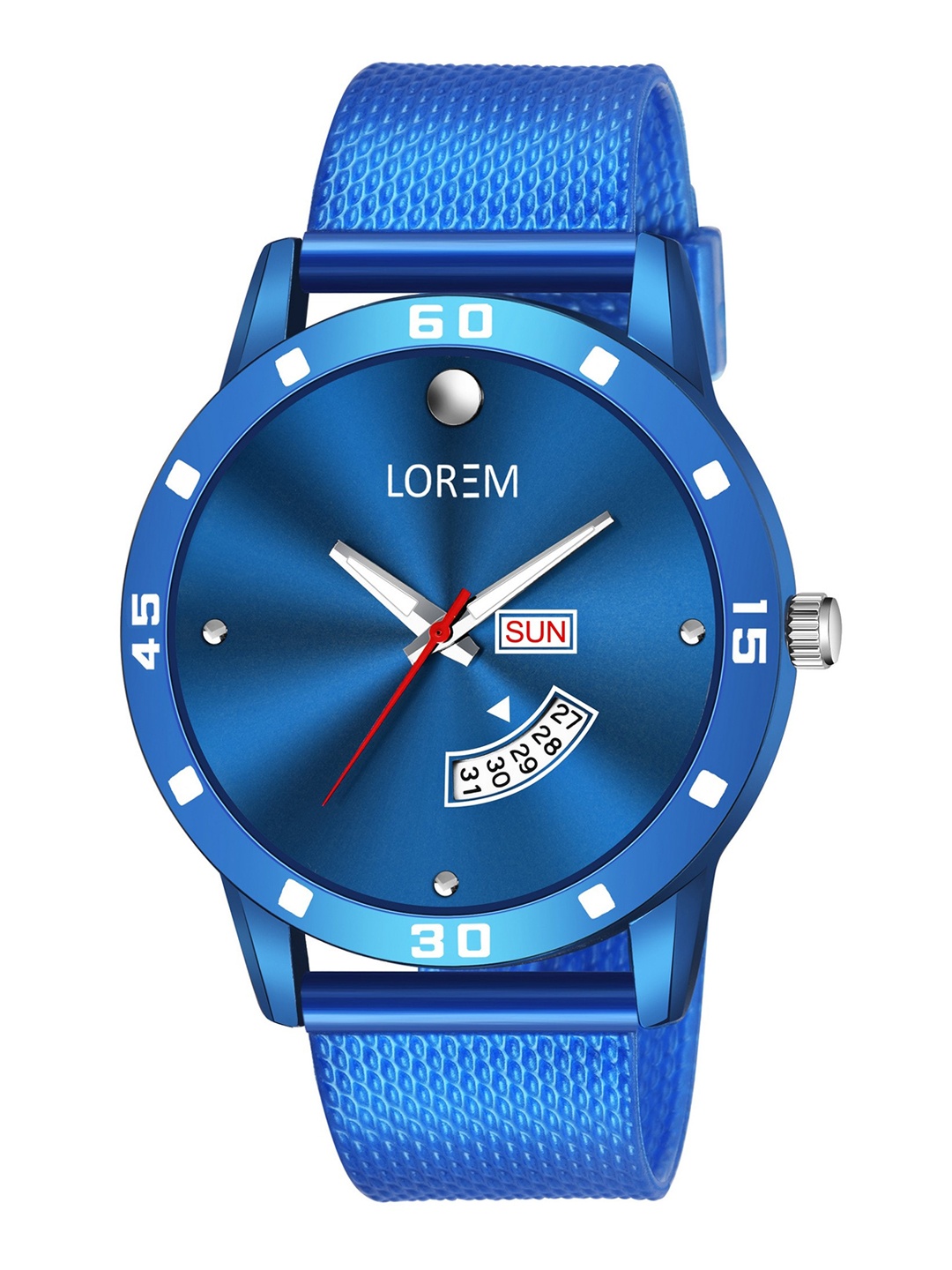 

FERRIZZO Men Blue Embellished Dial & Blue Straps Analogue Watch