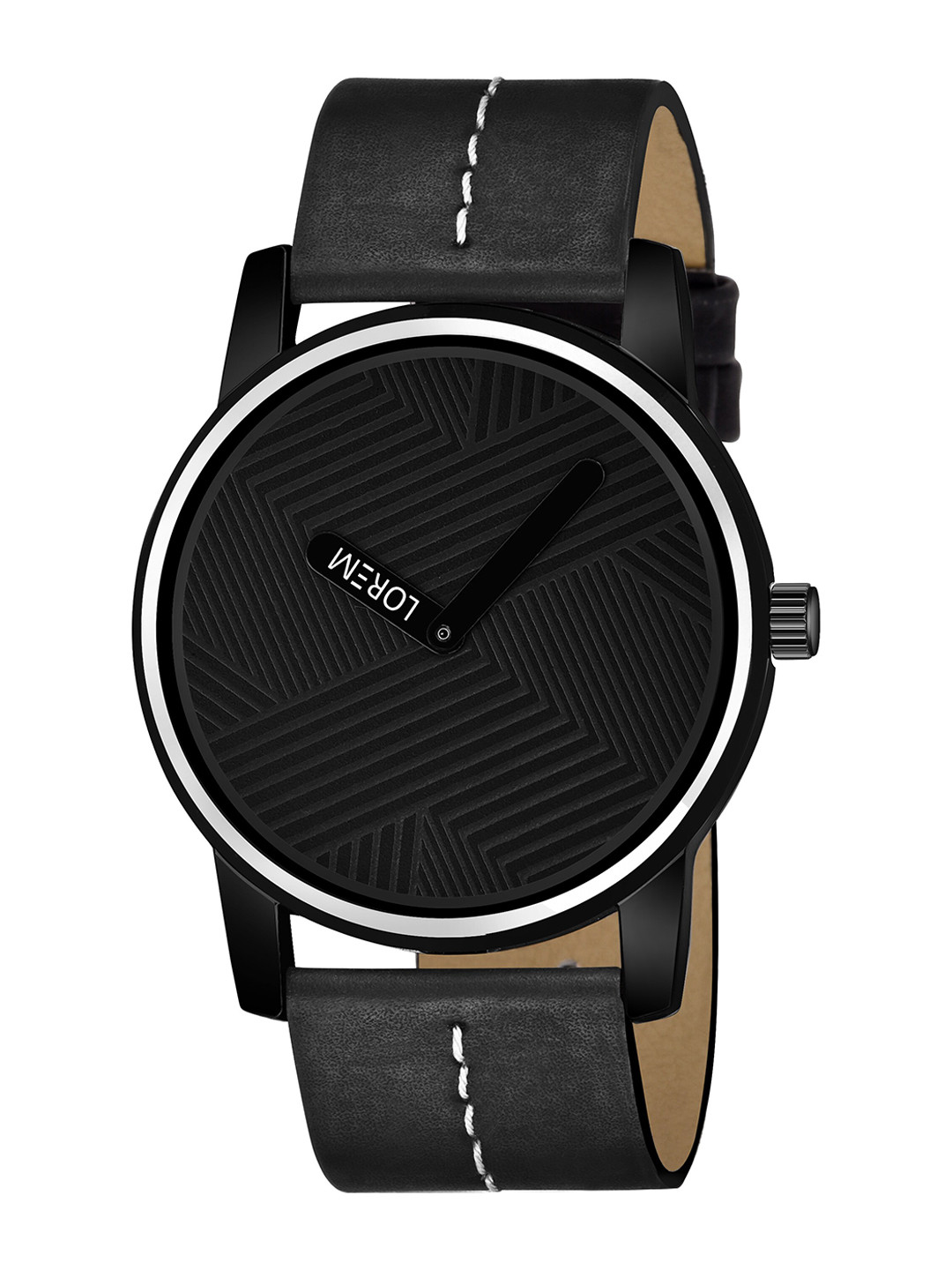

FERRIZZO Men Black Dial & Black Straps Analogue Watch