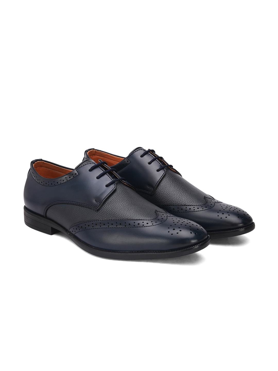 

Blammo Men Blue Solid Formal Derbys
