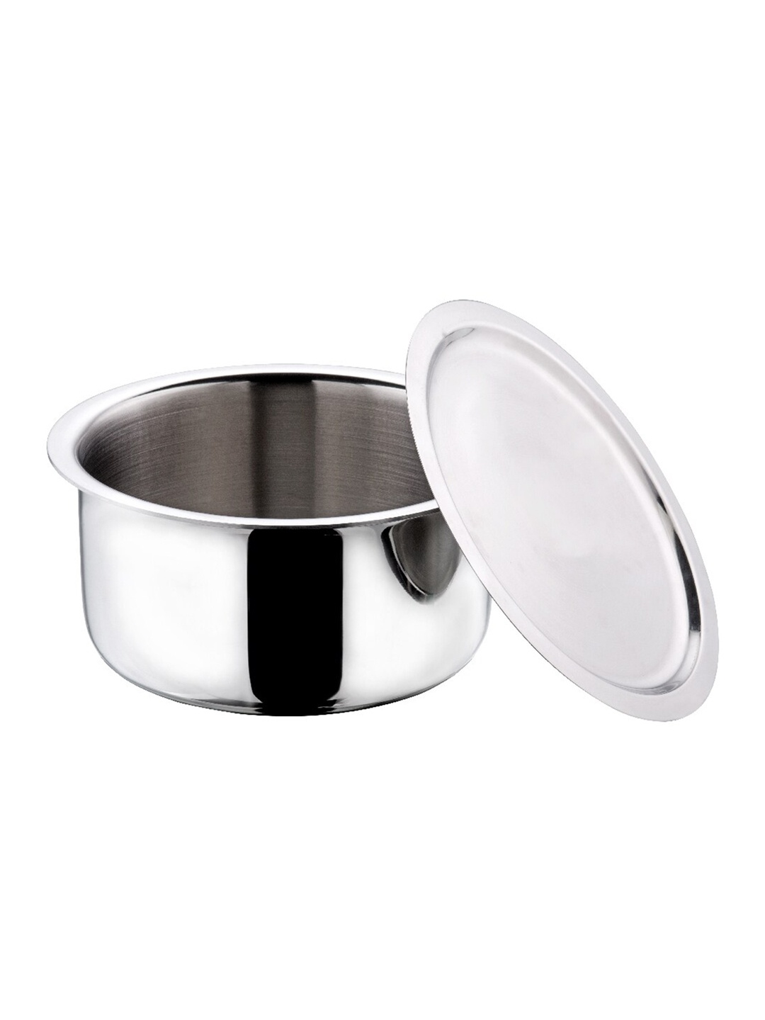 

Vinod Silver-Toned Solid Stainless Steel Tope With Lid Cookware