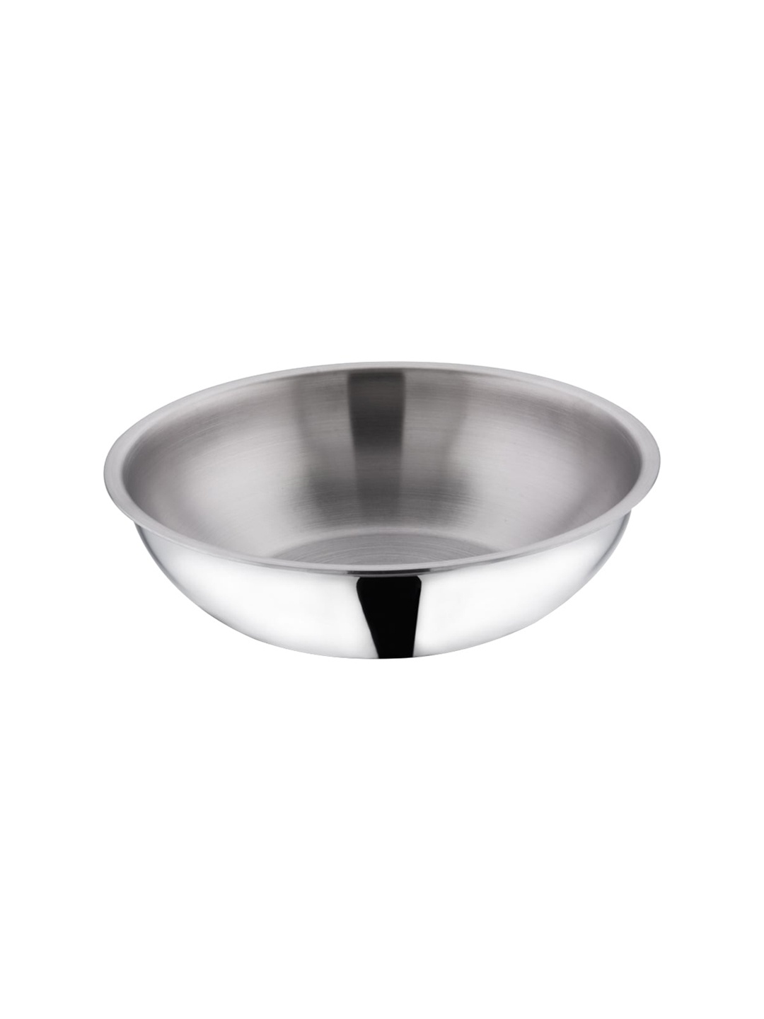 

Vinod Silver-Coloured Solid Stainless Steel Tasra Cookware