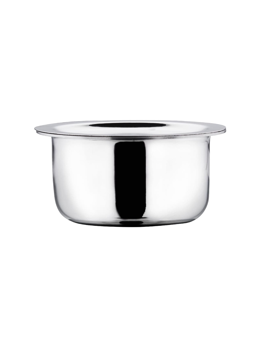 

Vinod Silver-Toned Solid Stainless Steel Induction Friendly Tope With Lid