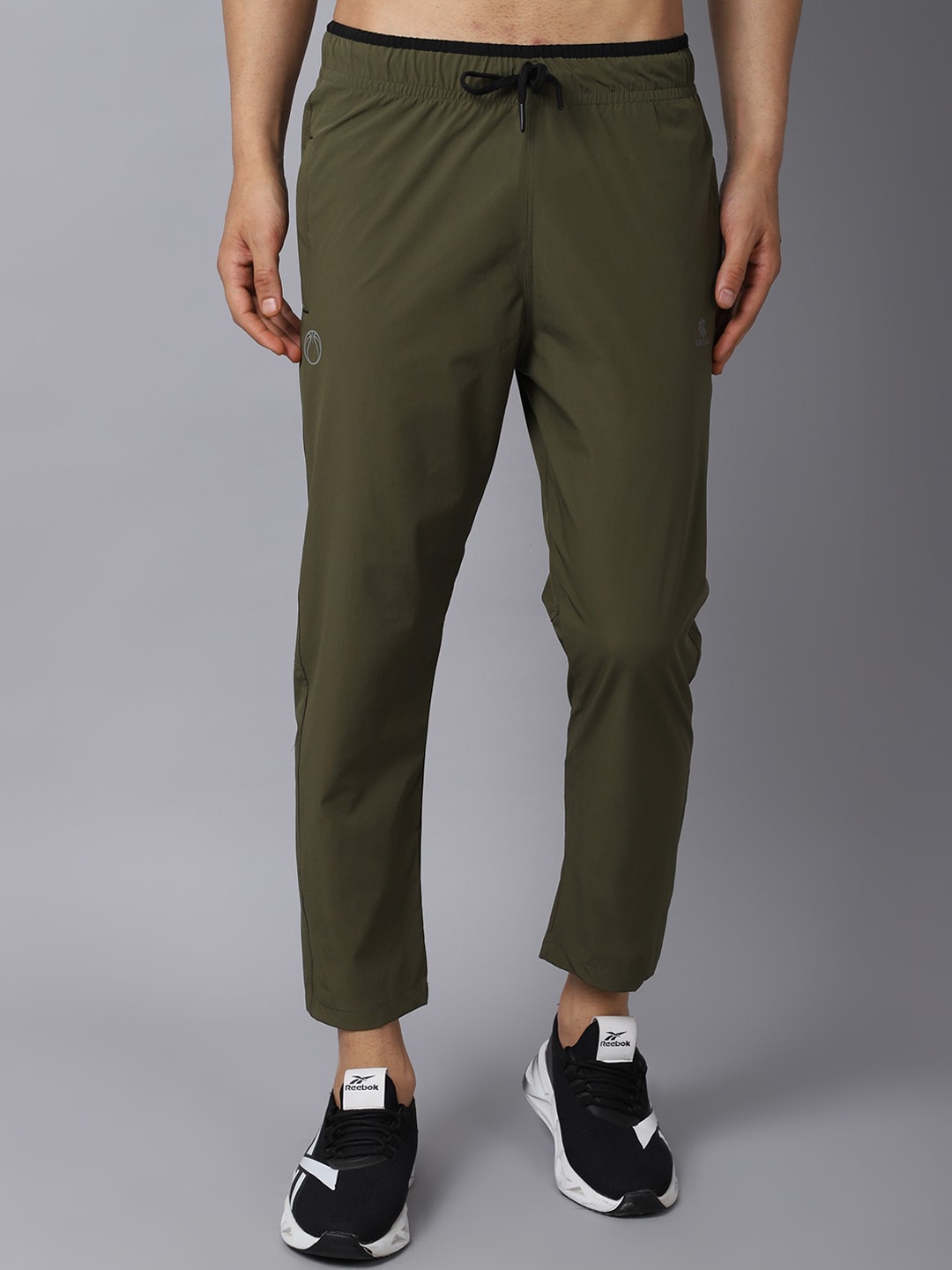 

Gallus Men Olive Green Regular-Fit Track Pants