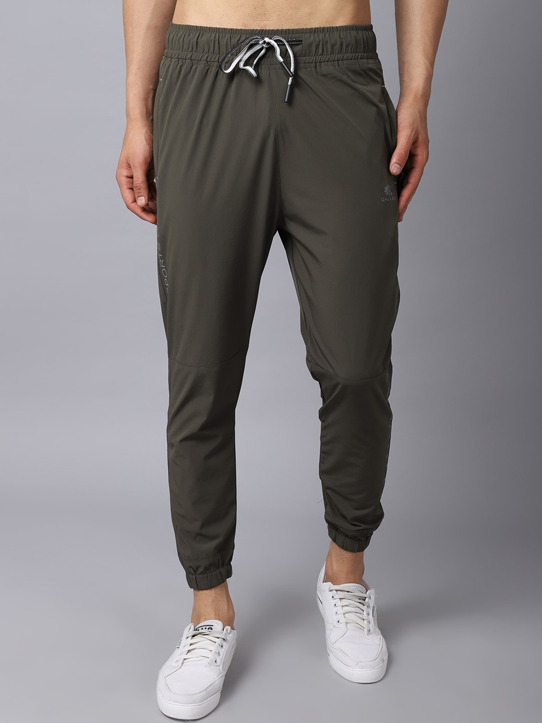 

Gallus Men Olive Solid Joggers