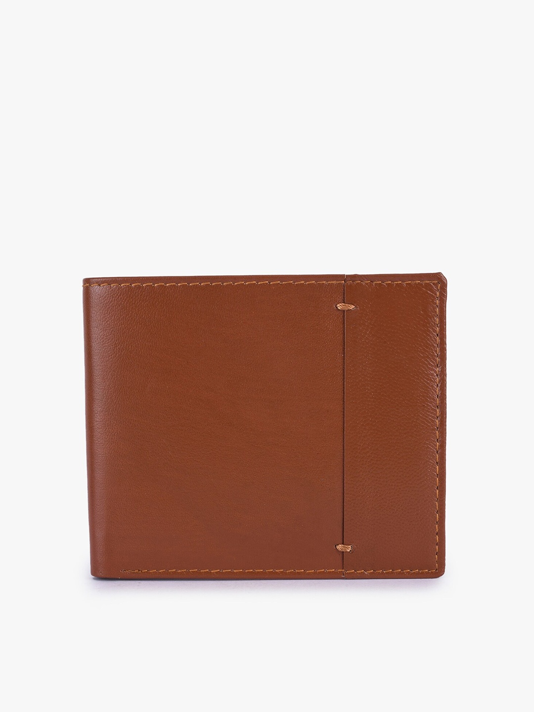 

BuckleUp Men Tan Leather Two Fold Wallet