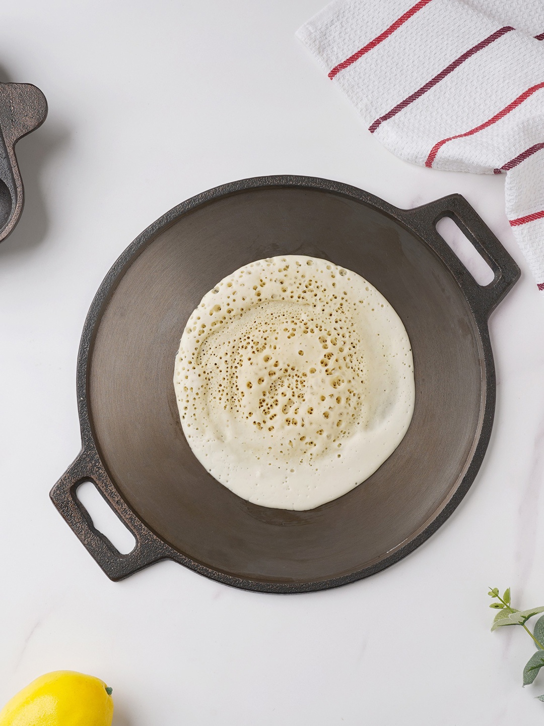 

Nestasia Black Cast Iron Dosa Tawa