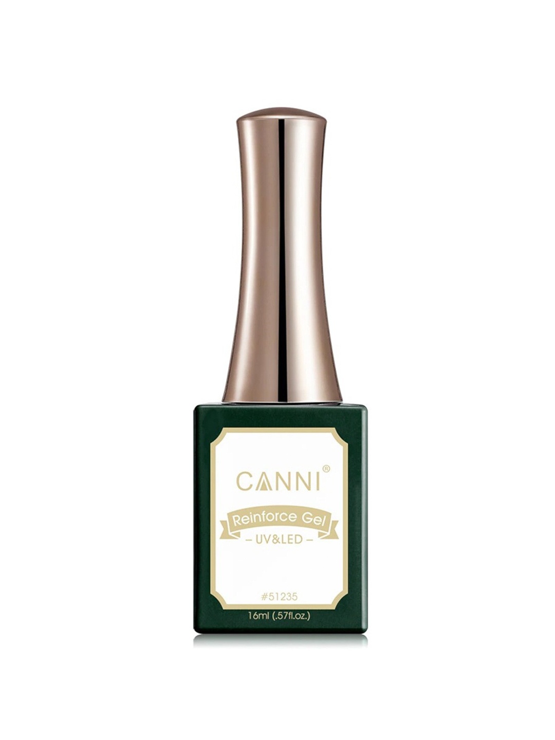 

CANNI Reinforce UV & LED Light Nail Gel Polish 16 ml - Topcoat, Transparent