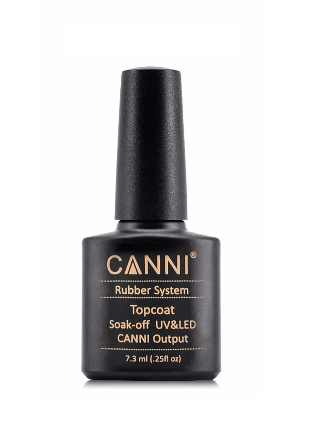 

CANNI Rubber System Odourless Soak Off UV & LED Gel Nail Polish 7.3 ml - Top Coat, Transparent
