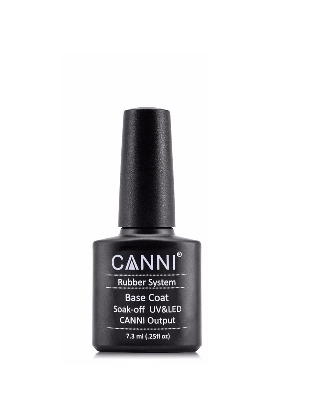 

CANNI Rubber System Odourless Soak Off UV & LED Gel Nail Polish 7.3 ml - Base Coat, Transparent