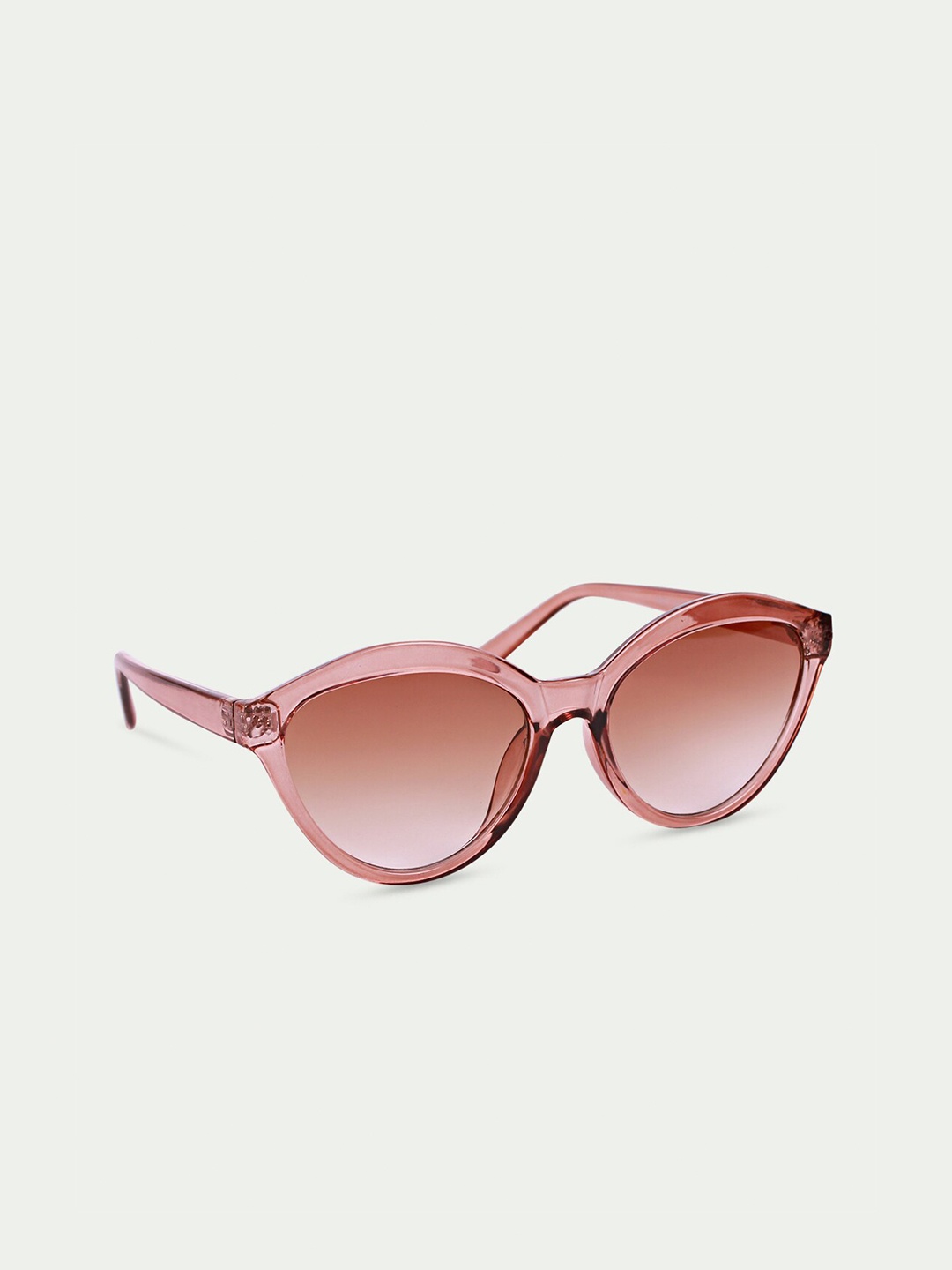 

QUIRKY Unisex Pink Lens & Pink Cateye Sunglasses with UV Protected Lens
