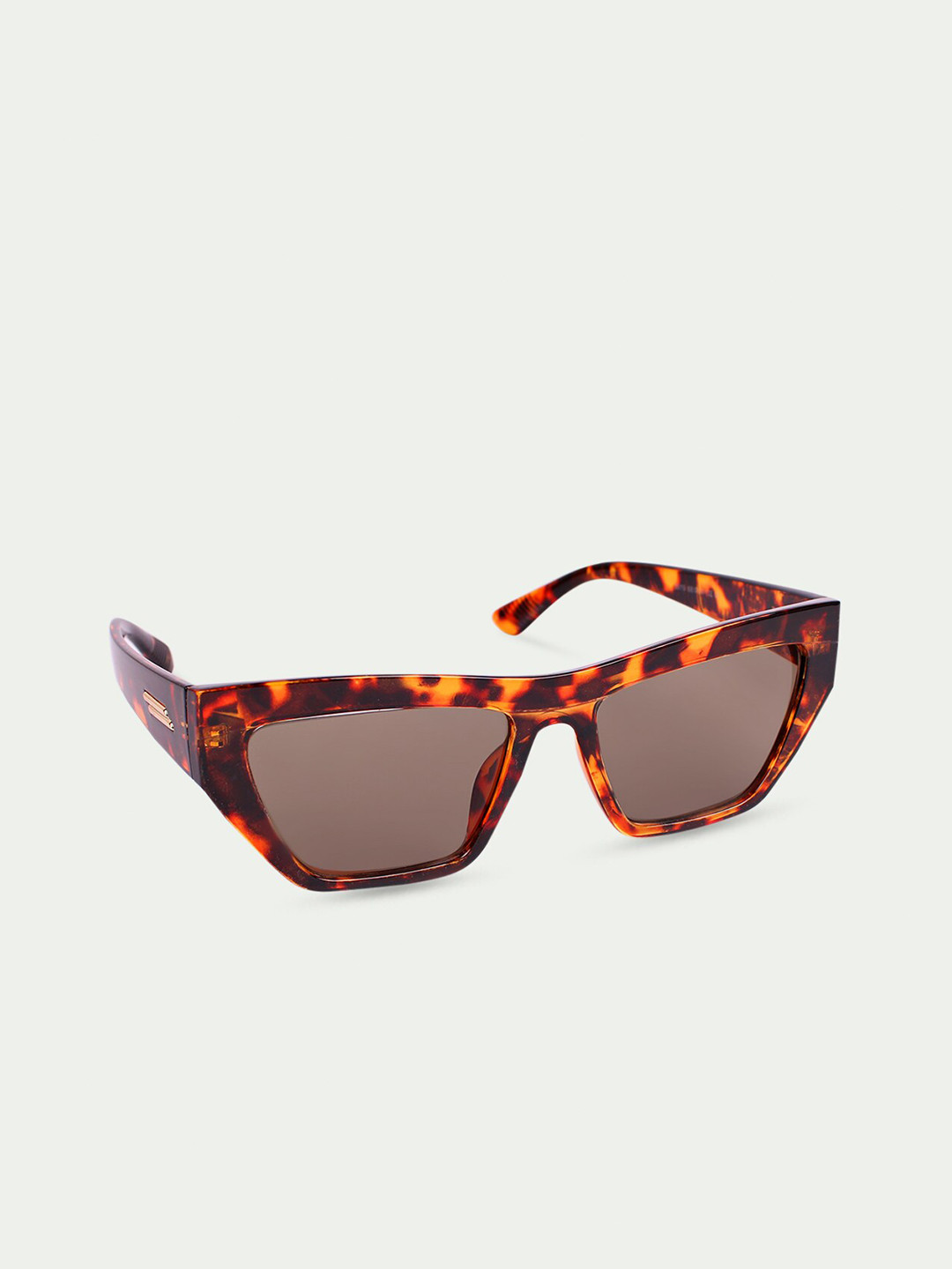 

QUIRKY Unisex Grey Lens & Brown Wayfarer Sunglasses with UV Protected Lens
