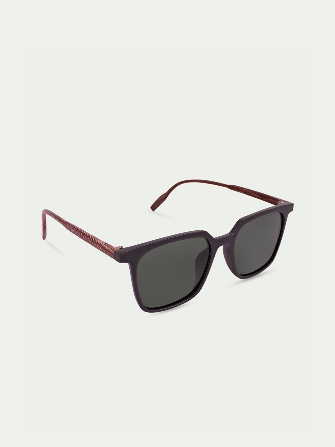 

QUIRKY Unisex Green Lens & Black Square Sunglasses with UV Protected Lens QKY007B