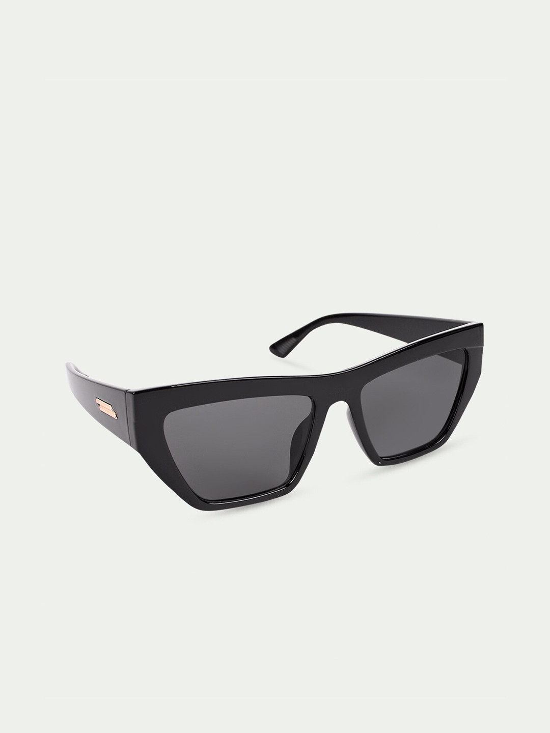 

QUIRKY Unisex Black Lens & Black Wayfarer Sunglasses with UV Protected Lens QKY022B