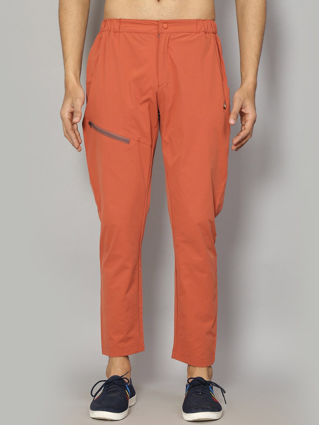 

SIAPA Men Rust Original Wrinkle Free Trousers
