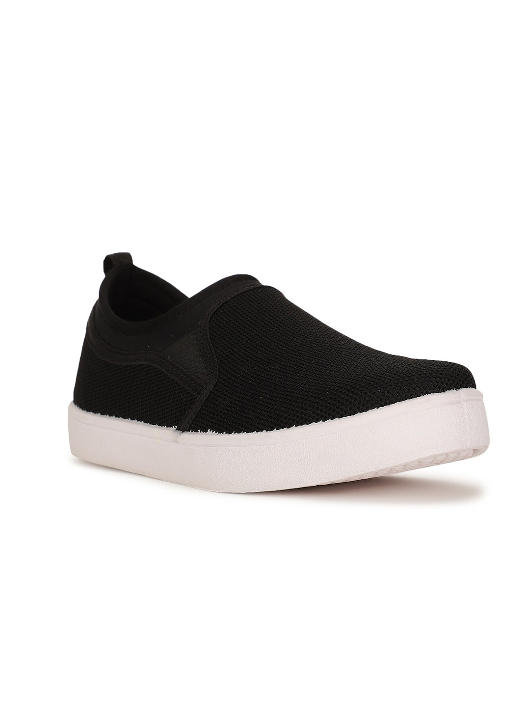 

Bata Boys Black Woven Design Slip-On Sneakers