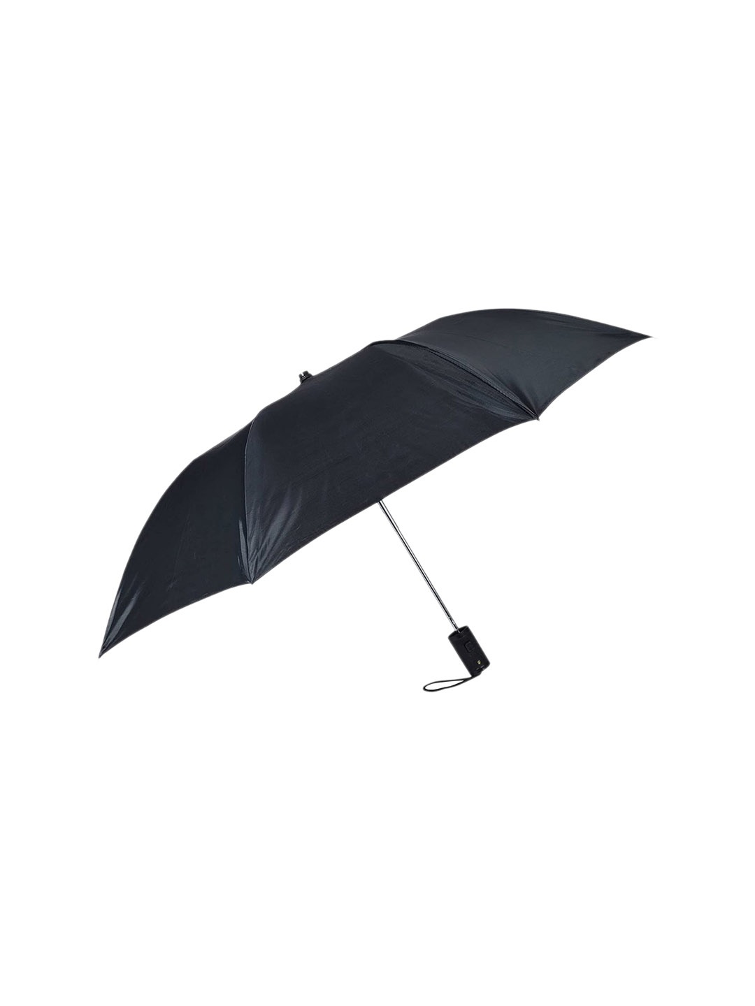 

Fabflee Black Solid 3 Fold Double Coated Umbrella