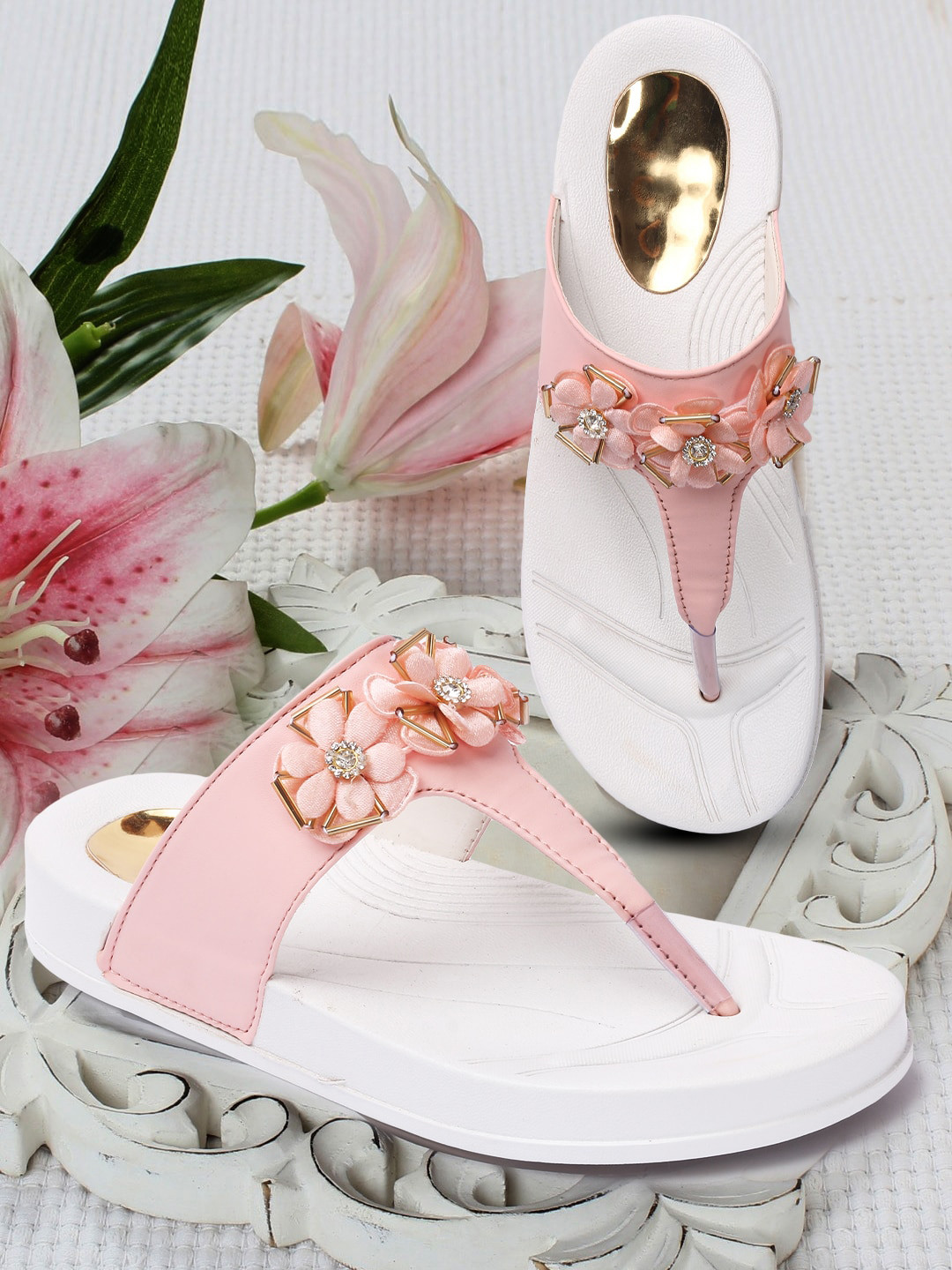 

FASHIMO Women Pink Flats