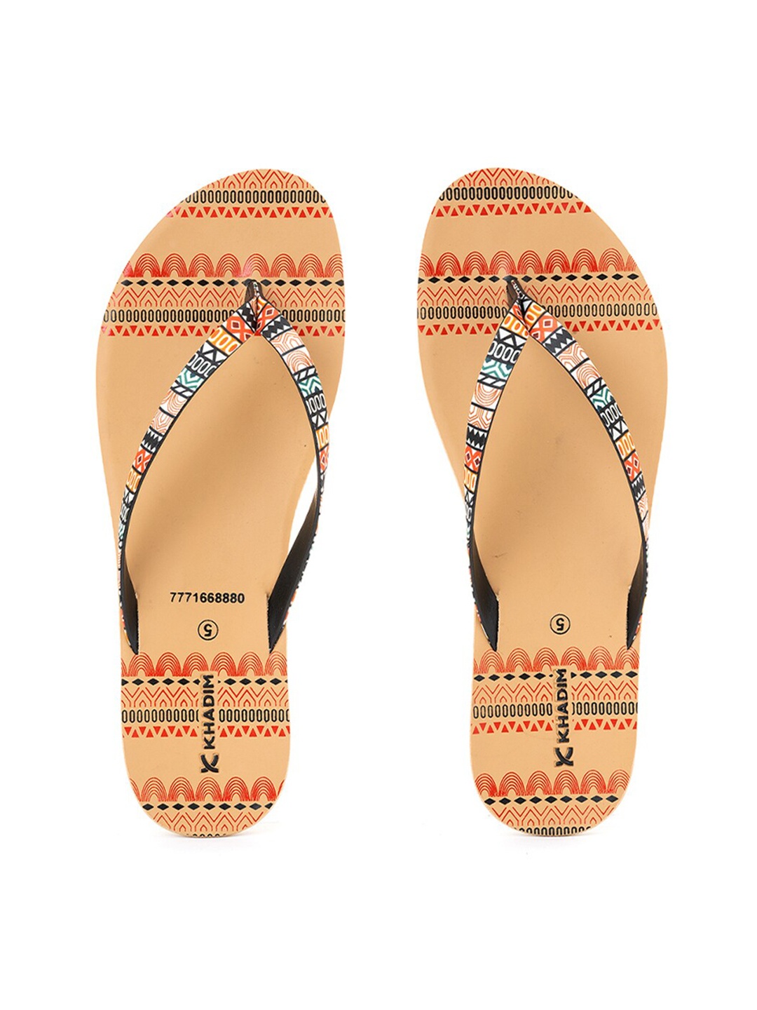

Khadims Women Black & Red Room Slippers