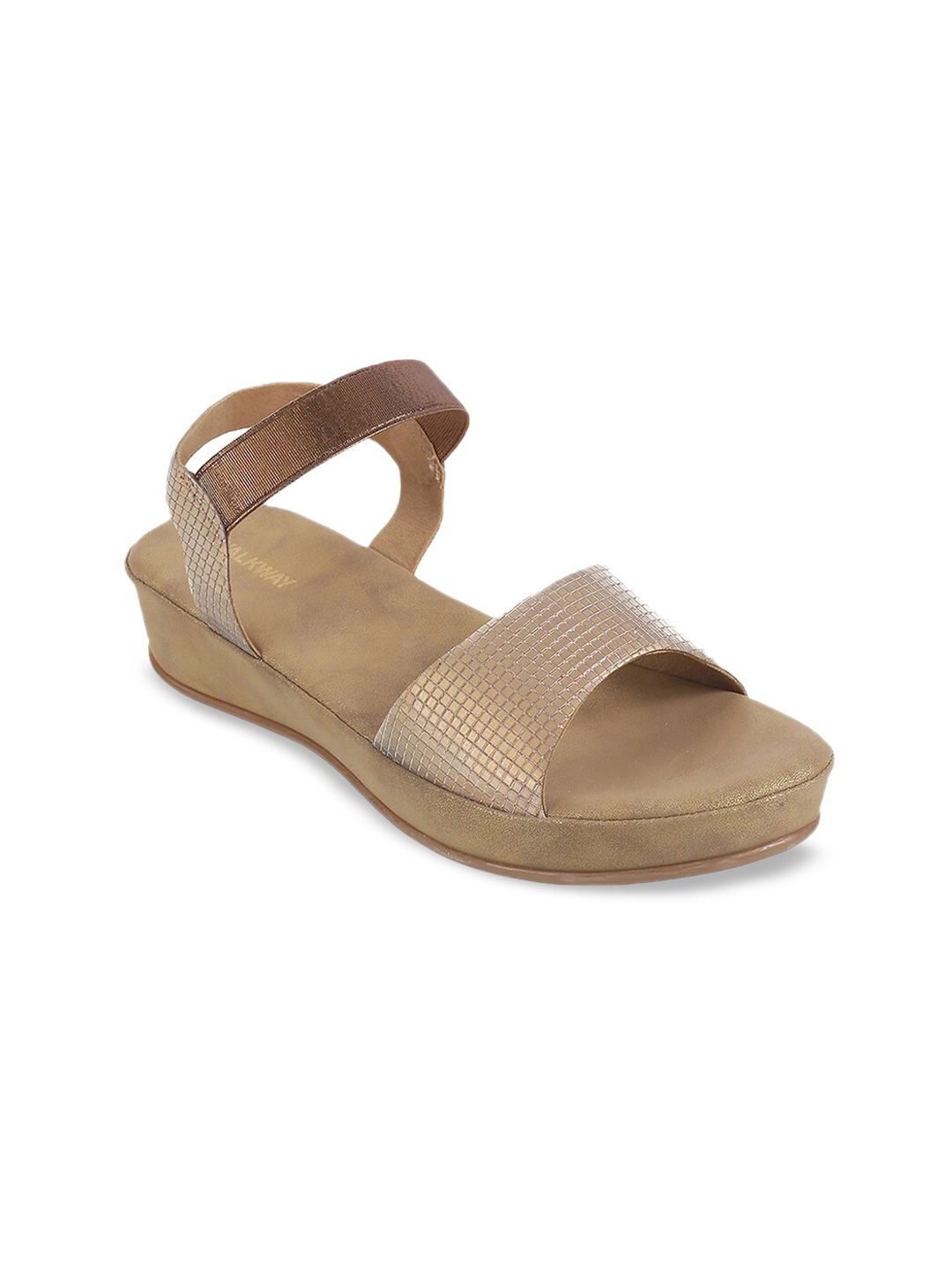 

WALKWAY by Metro Women Gold-Toned Flats