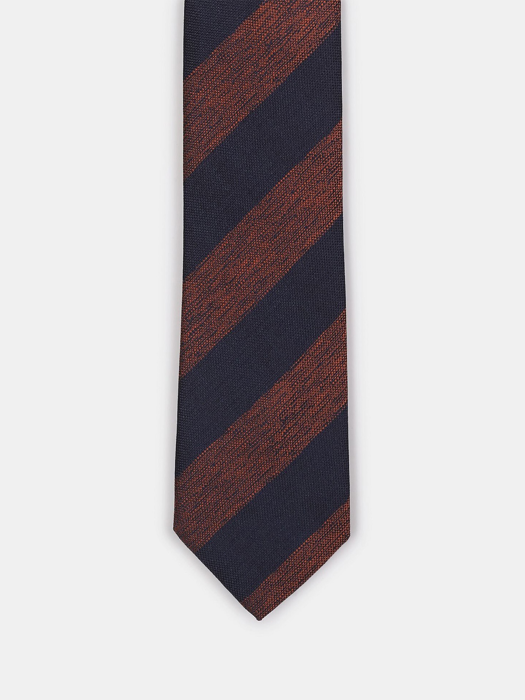 

Arrow Men Blue & Brown Striped Broad Tie