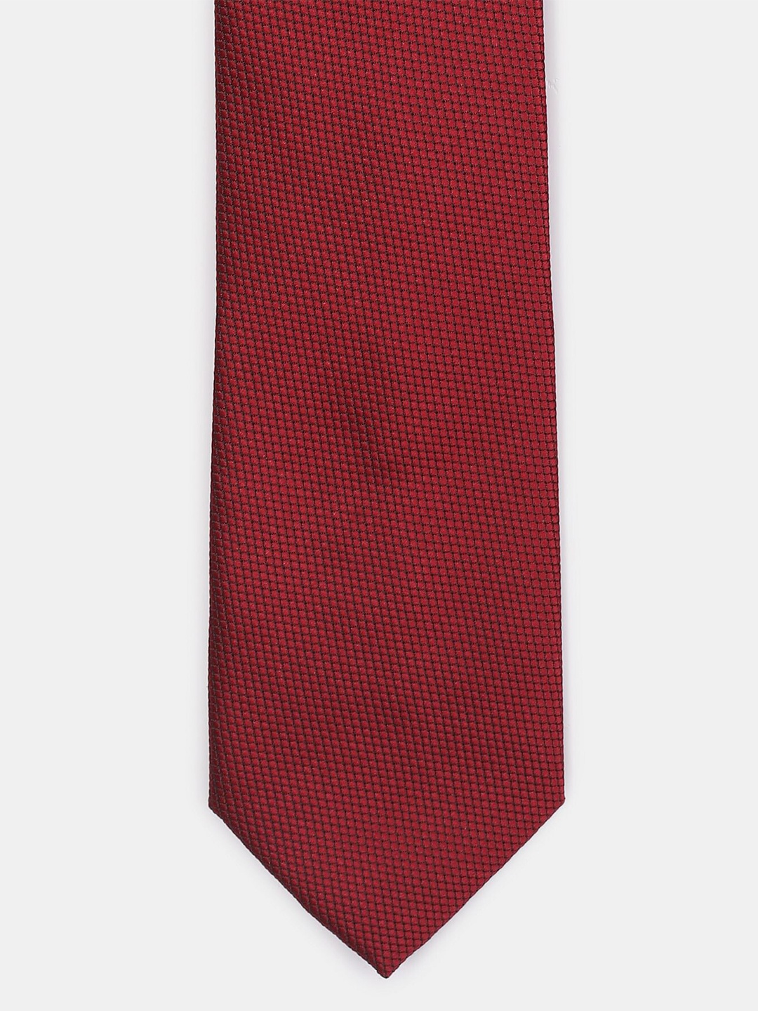 

Arrow Men Red Woven Design Broad Tie
