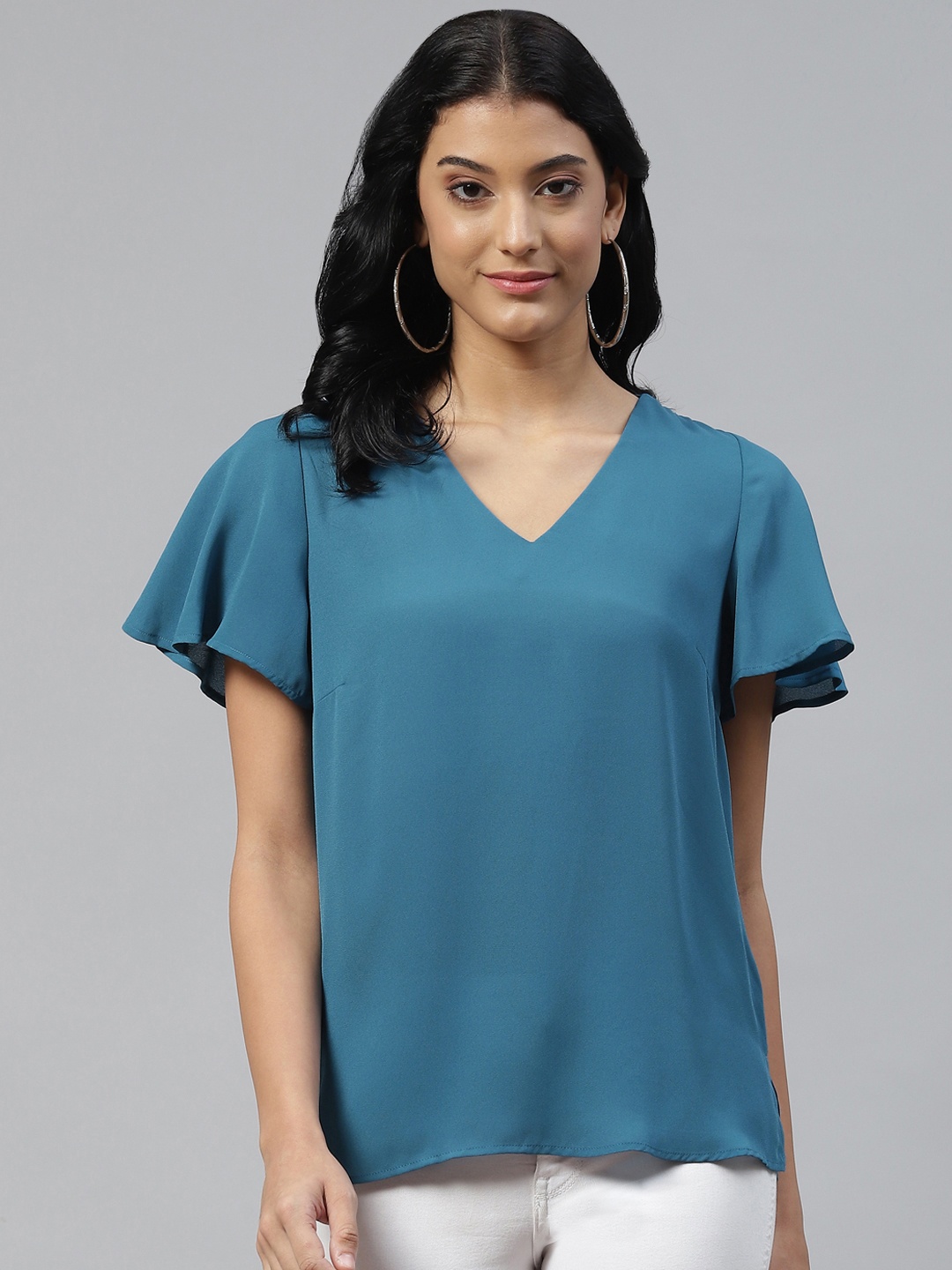 

Marks & Spencer Blue Solid Top