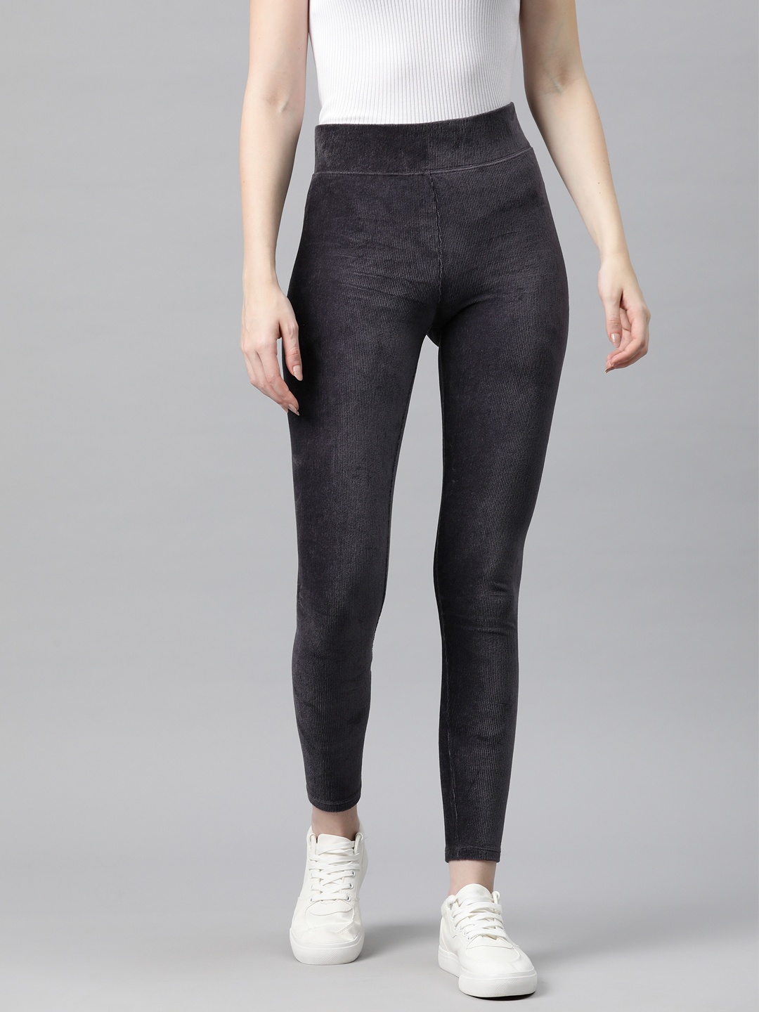 

Marks & Spencer Women Skinny Fit Leggings, Navy blue