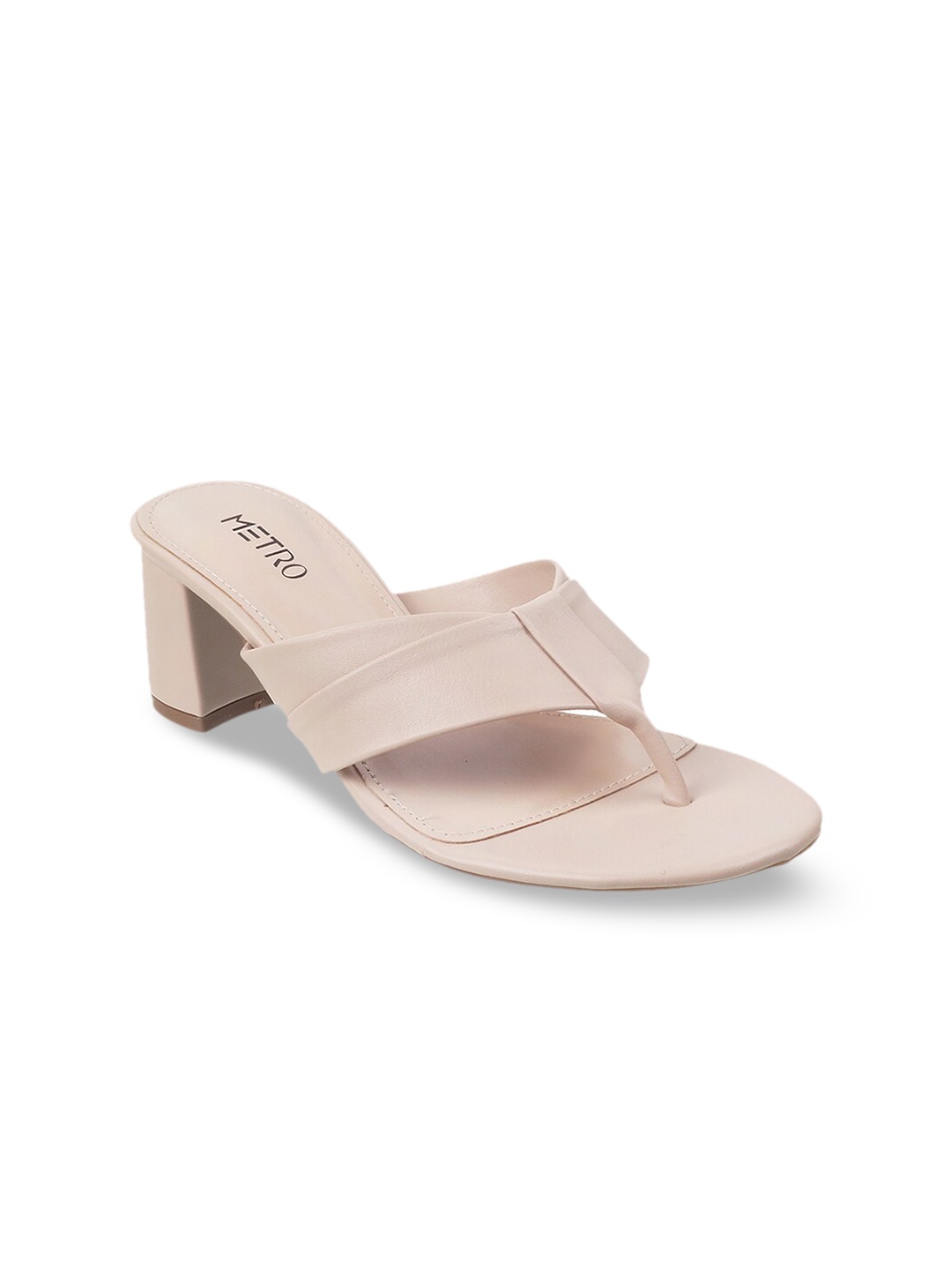 

Metro Beige Block Sandals