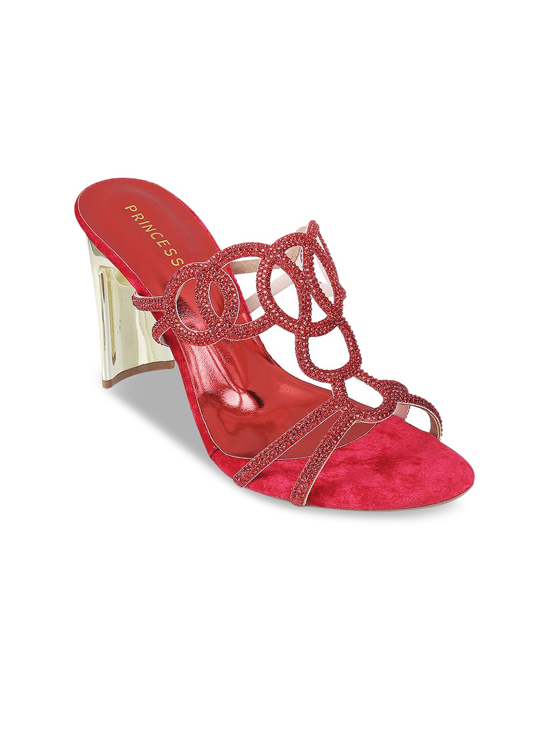 

Metro Women Red Block Heels