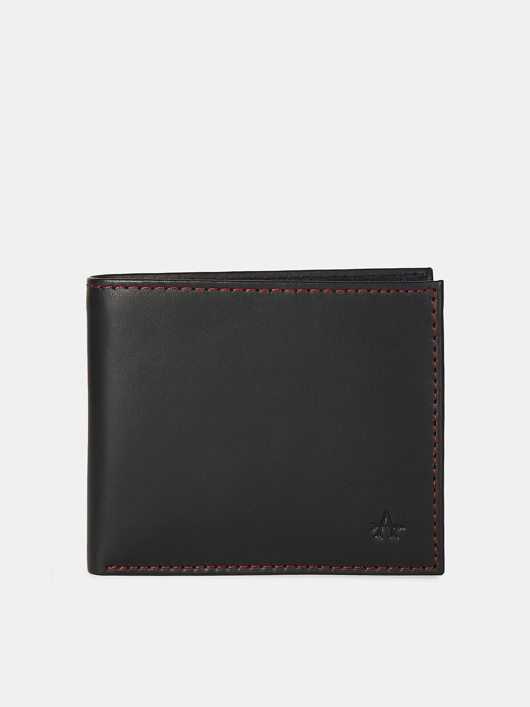 

Arrow Men Black Leather Two Fold Wallet