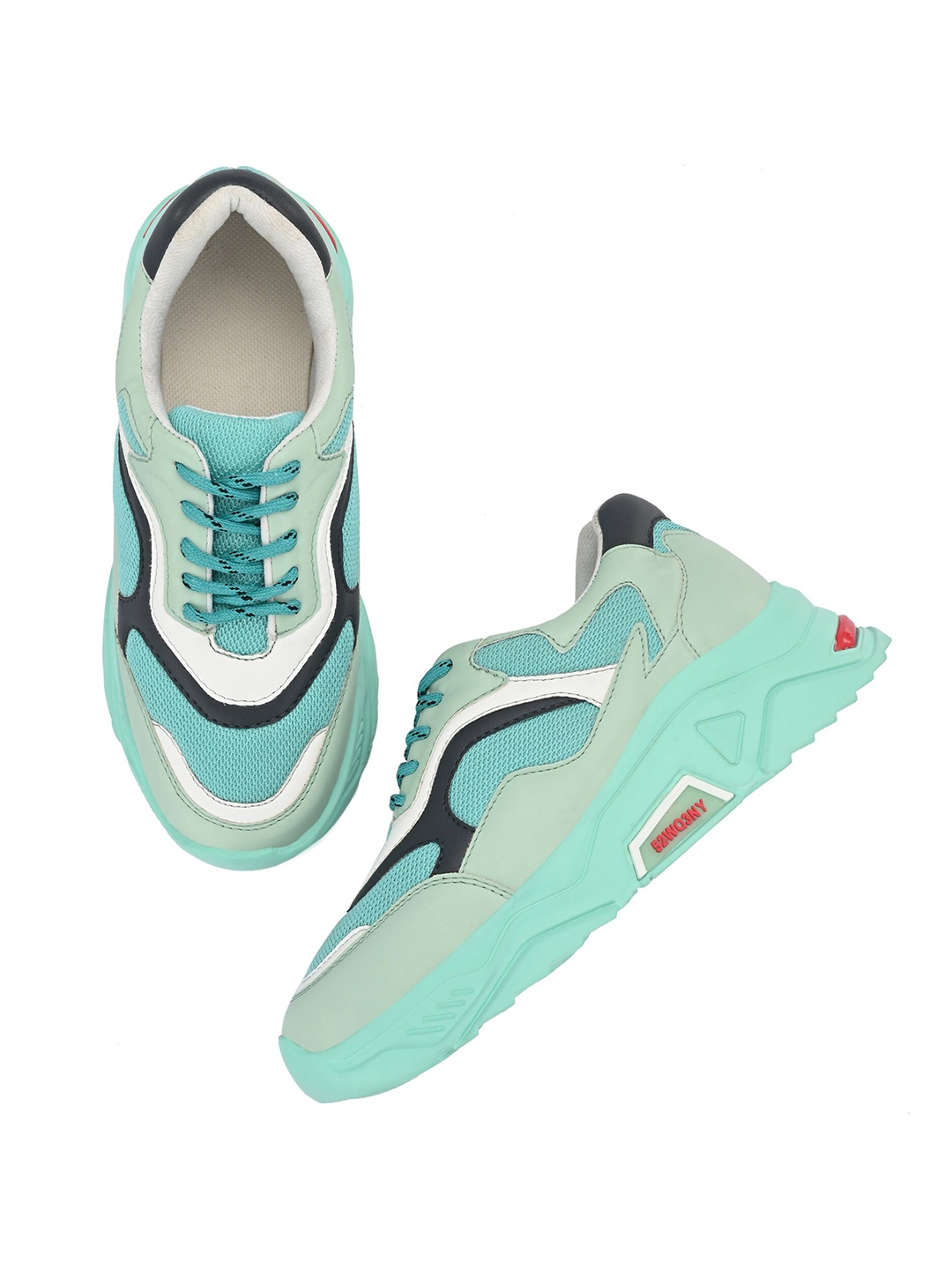 

BOOTCO Women Green Running Non-Marking Shoes