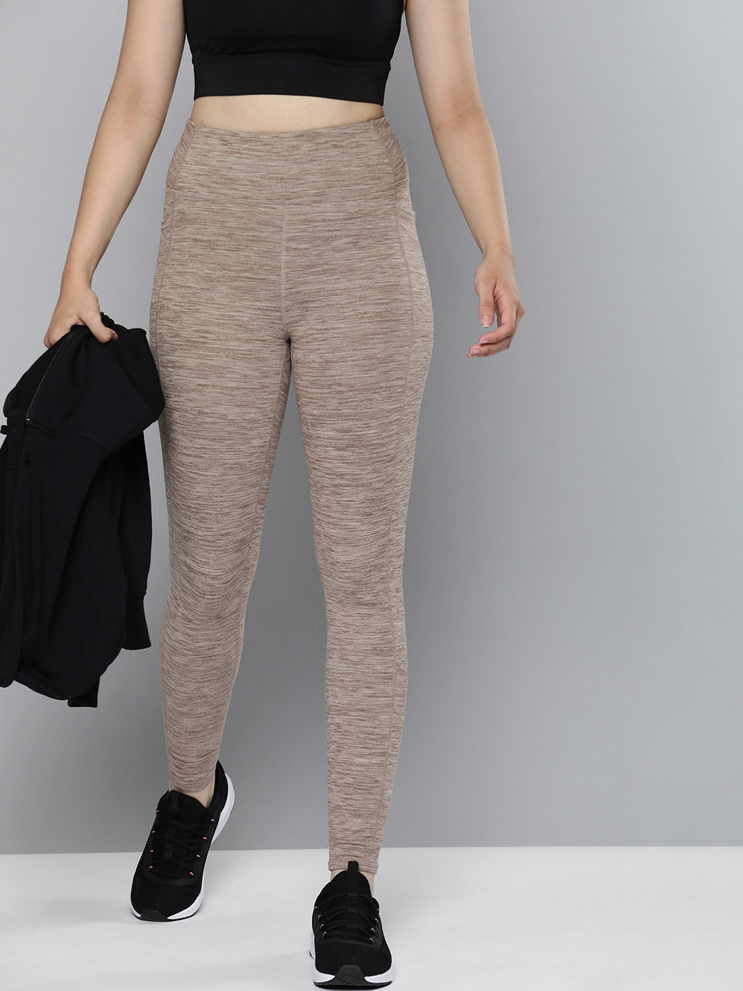 

Skechers Women High Waist Gostretch Brushed Tights, Brown