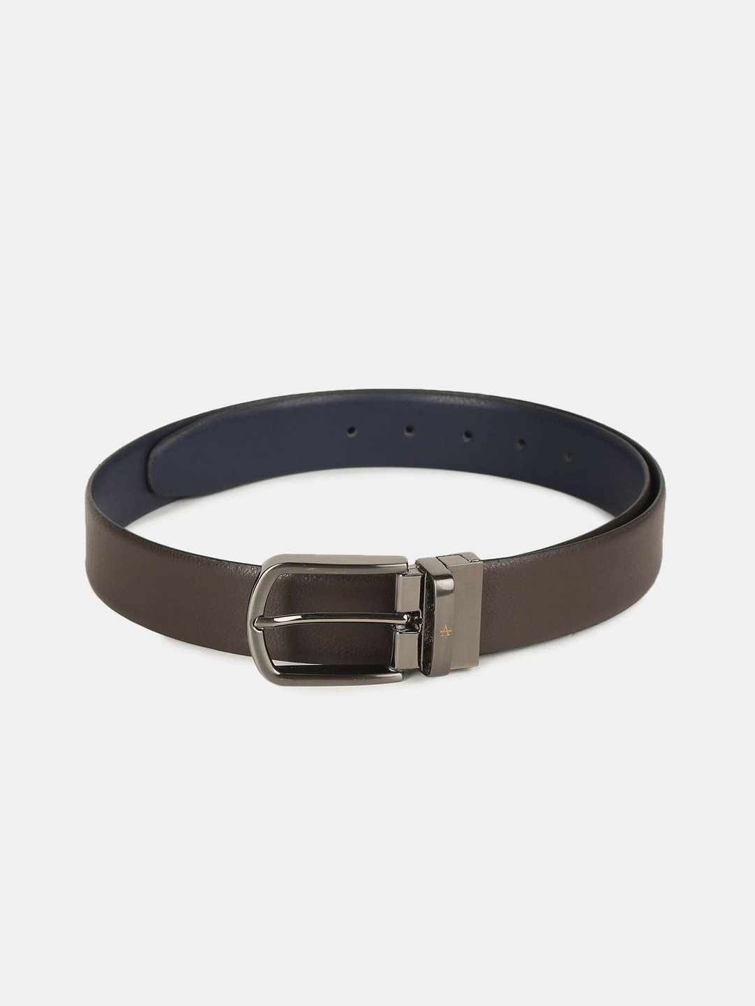 

Arrow Men Blue Leather Formal Belt