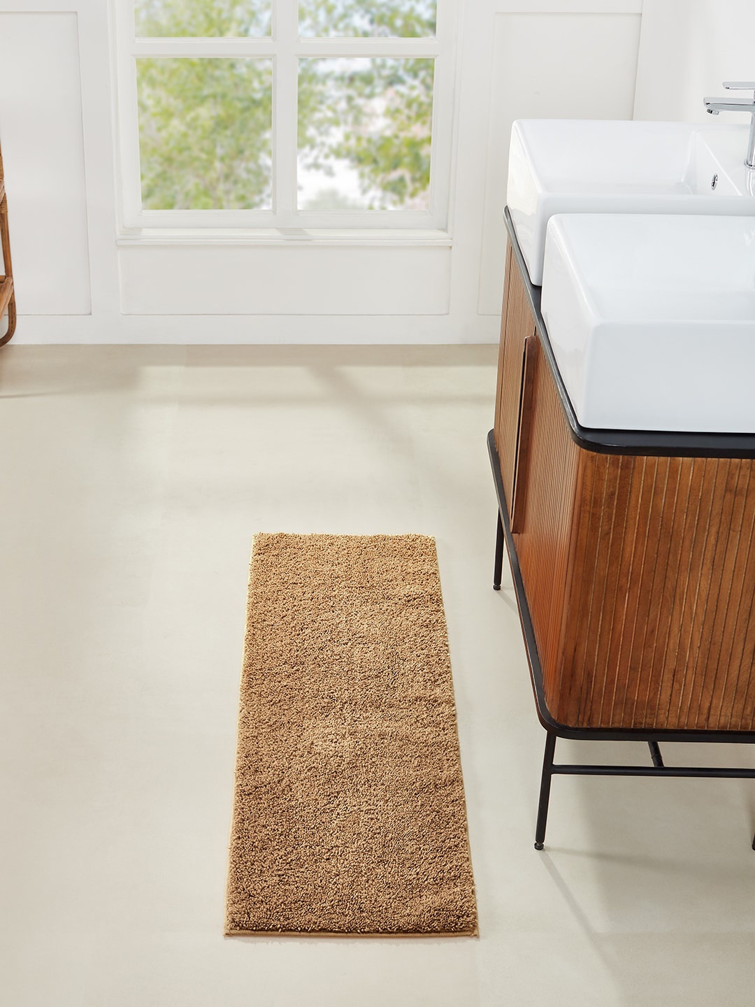 

Pano Brown Solid 1450 GSM Bath Rug