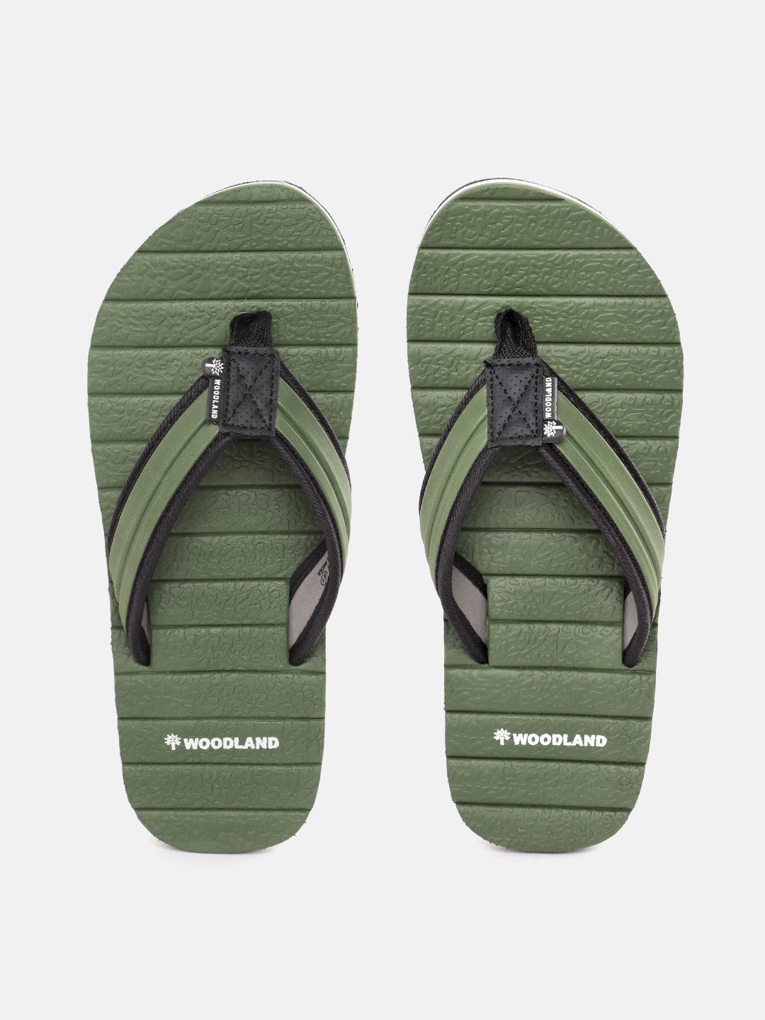 

Woodland Men Thong Flip-Flops, Olive