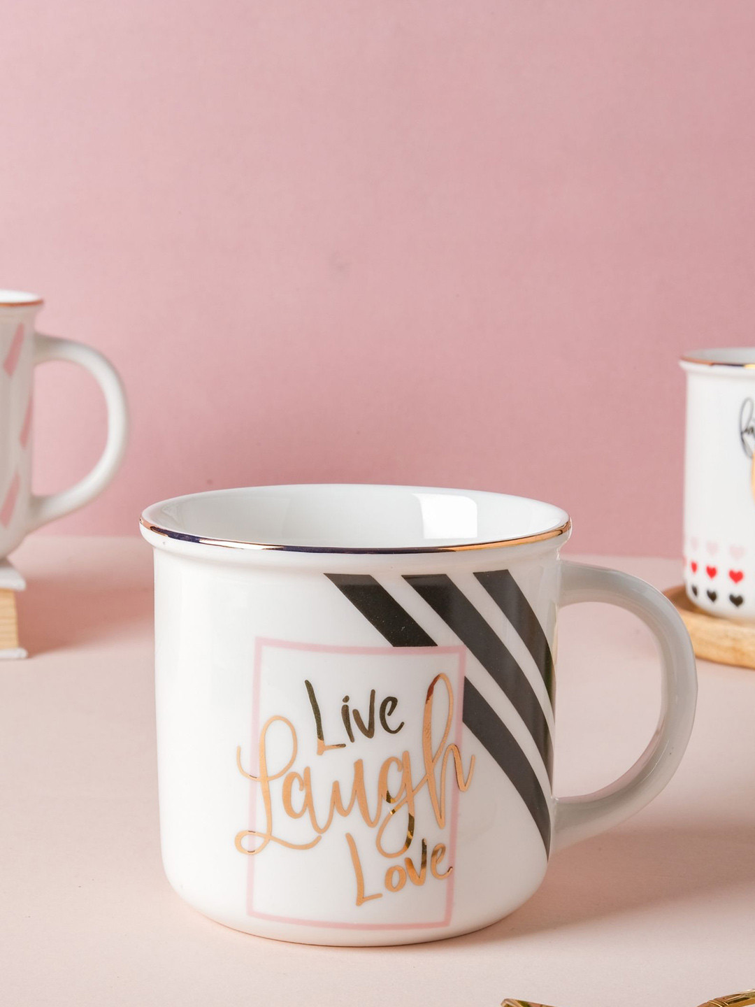 

Nestasia White & Black Typography Printed Ceramic Coffee Mug